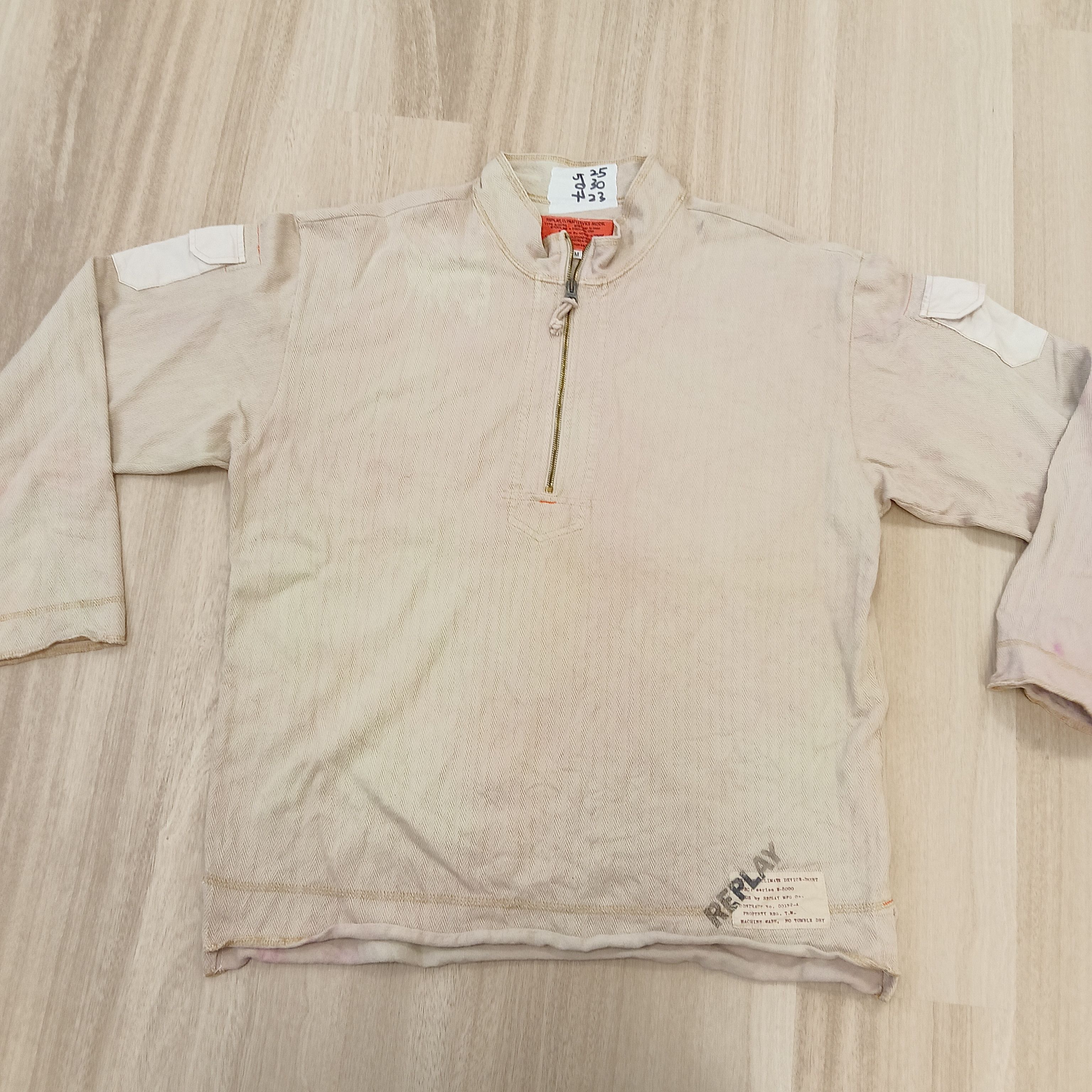 Replay VINTAGE REPLAY HALF ZIPPER XXL RARE COLOUR Size US XXL / EU 58 / 5 - 2 Thumbnail