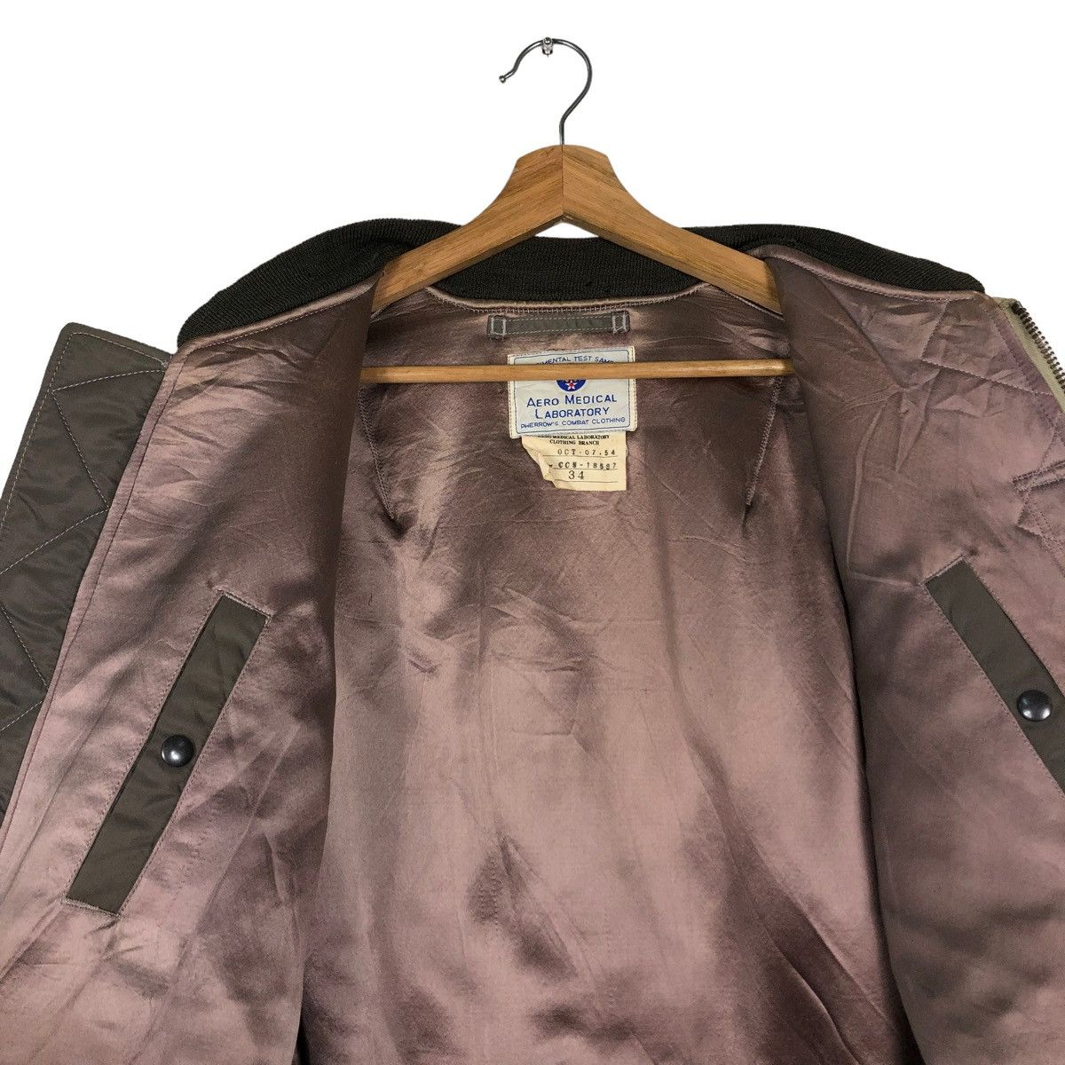 Buzz Rickson's 🔥80’s Vintage Bomber Jacket Riot Aero Medical Pherrow’s Size US S / EU 44-46 / 1 - 15 Thumbnail
