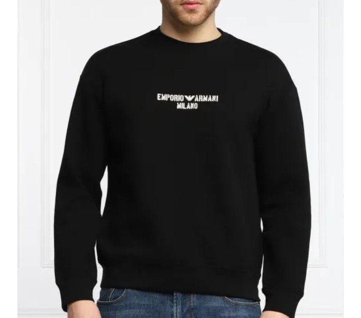 Emporio Armani Emporio Armani: Luxury Navy Sweatshirt (Size: L) Size US L / EU 52-54 / 3 - 1 Thumbnail
