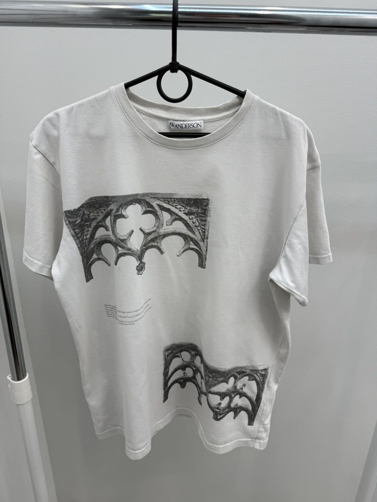 JW Anderson JW Anderson JW Anderson Ghotic Panel Printed Cotton Tee Size US M / EU 48-50 / 2 - 1 Thumbnail
