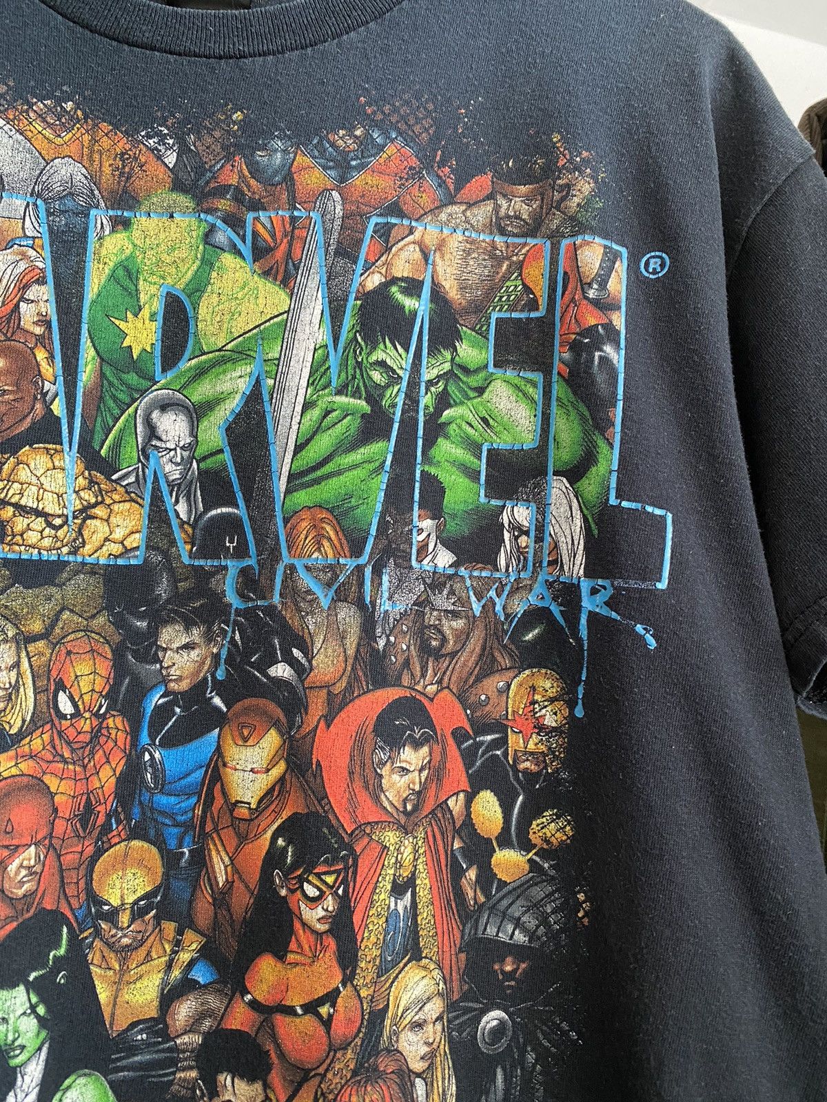 Marvel Comics × Vintage Vintage 2000 Marvel Mad Engine Hero Shirt Size US M / EU 48-50 / 2 - 4 Thumbnail