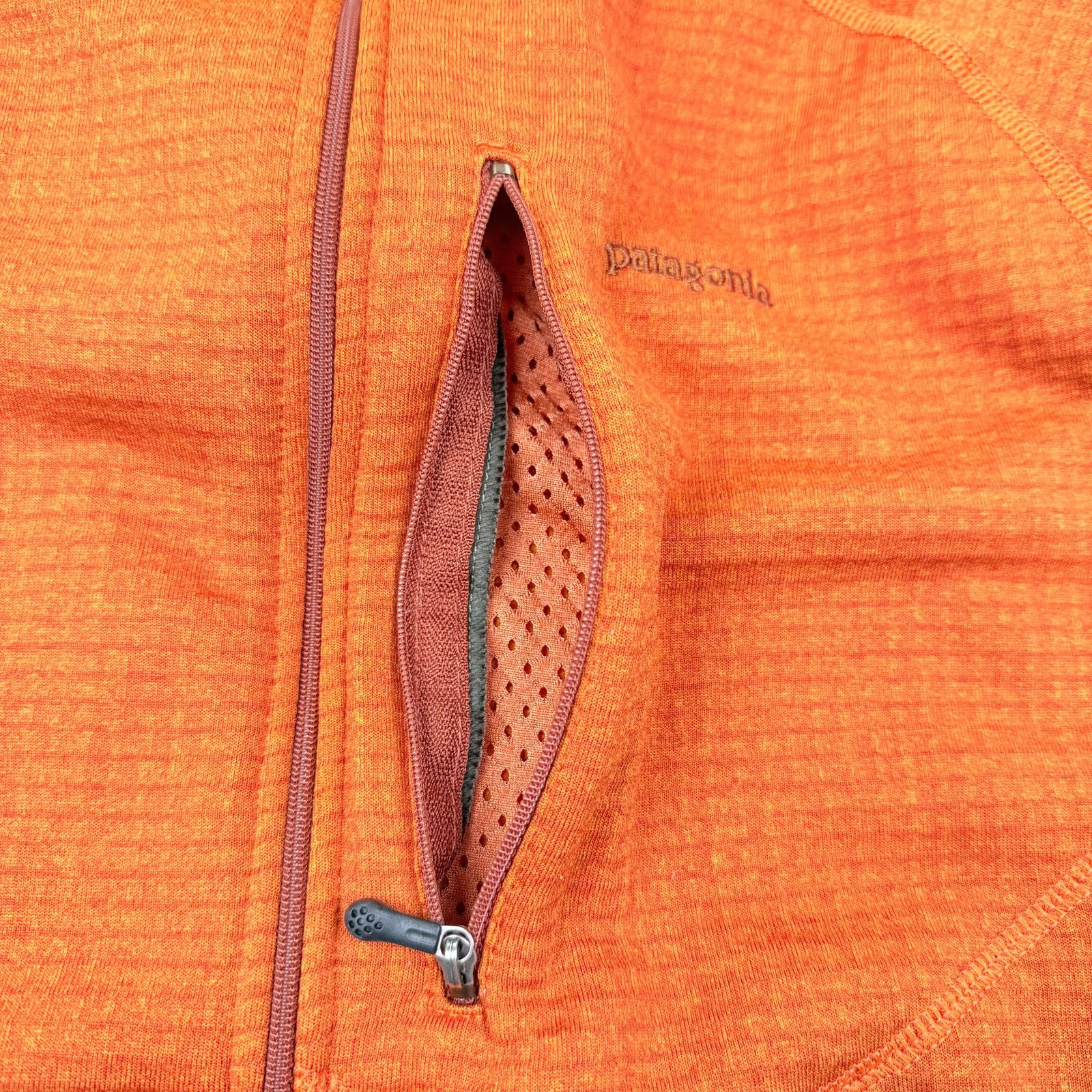 Patagonia Vintage Patagonia R1 Pullover Fleece Orange Polartec Grid Size US M / EU 48-50 / 2 - 4 Thumbnail