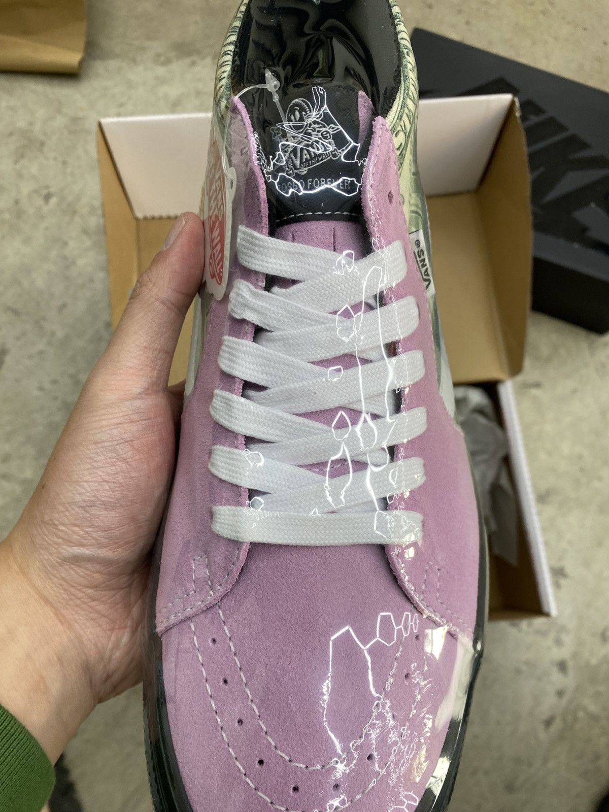 Supreme × Vans Supreme Vans Grosso M Dollar Bills Pink Size US 10.5 / EU 43-44 - 11 Thumbnail