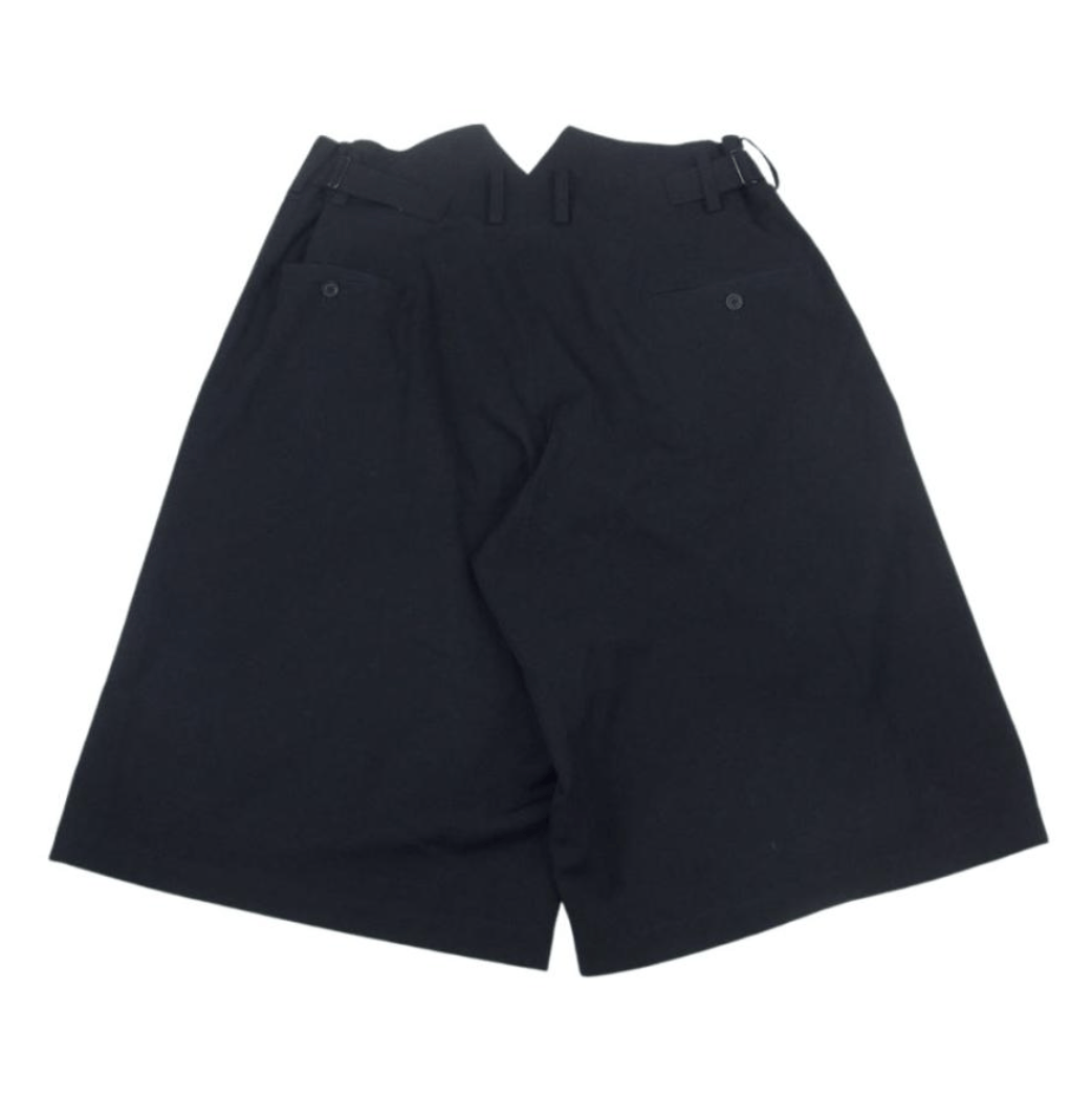 Yohji Yamamoto Yohji Yamamoto Pour Homme - W/Gabardine 1-Tuck Wide Shorts Size US 30 / EU 46 - 3 Thumbnail