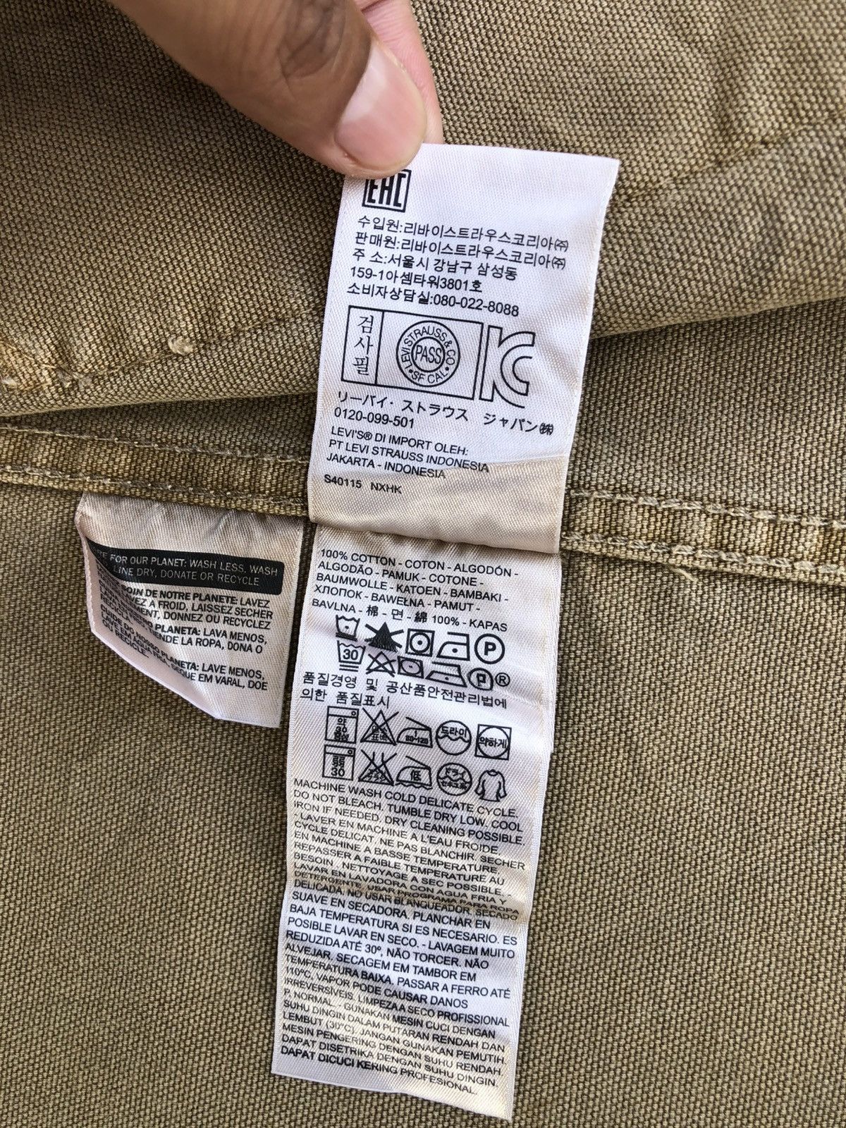 Levi's Vintage Clothing Levi’s Chore Jacket Distressed Denim Size US L / EU 52-54 / 3 - 14 Thumbnail
