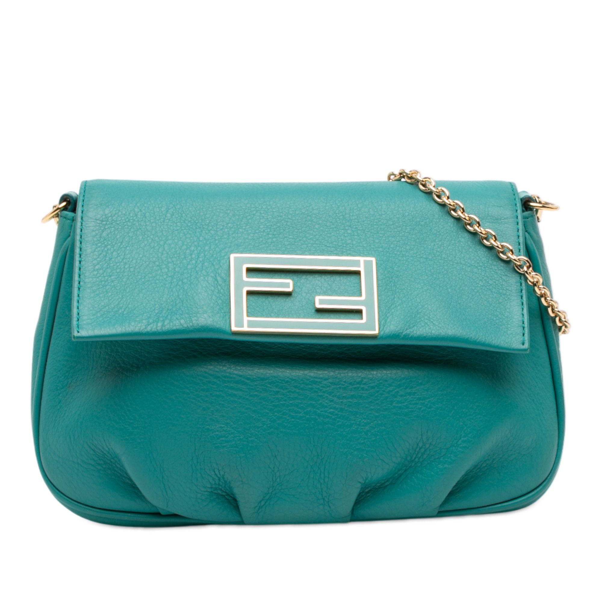 Fendi Fendi Leather Fendista Pochette Crossbody Size ONE SIZE - 1 Thumbnail