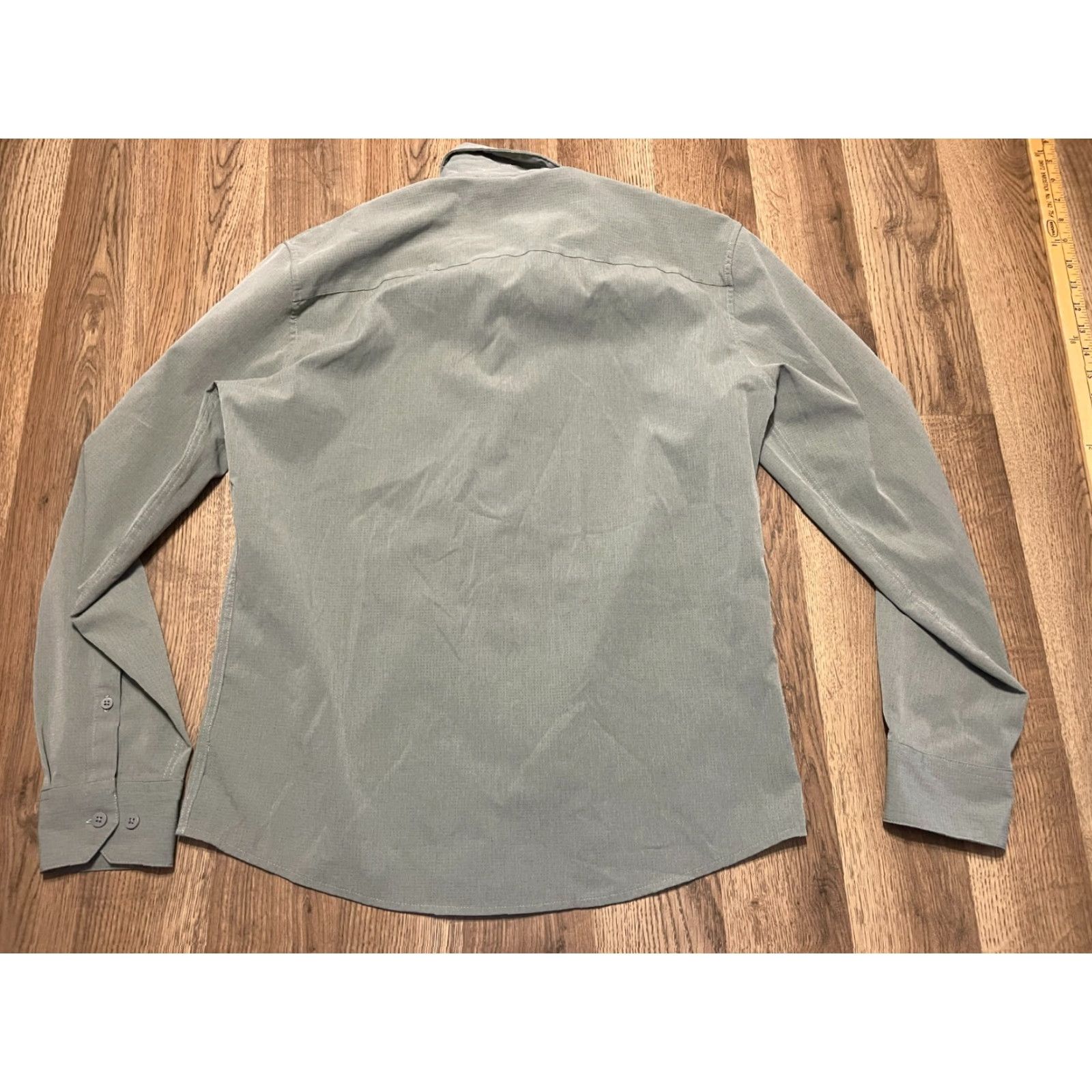 Apt. 9 Apt. 9 Shirt Men’s Medium Green Long Sleeve Button Up Slim Fit Size US M / EU 48-50 / 2 - 2 Thumbnail