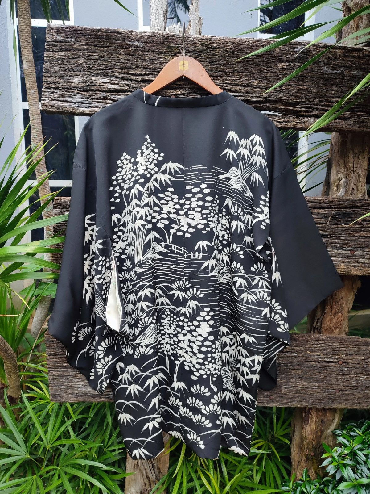 Japanese Brand Vintage Japanese Haori Kimono Jacket – Landscape Print Size US L / EU 52-54 / 3 - 6 Thumbnail