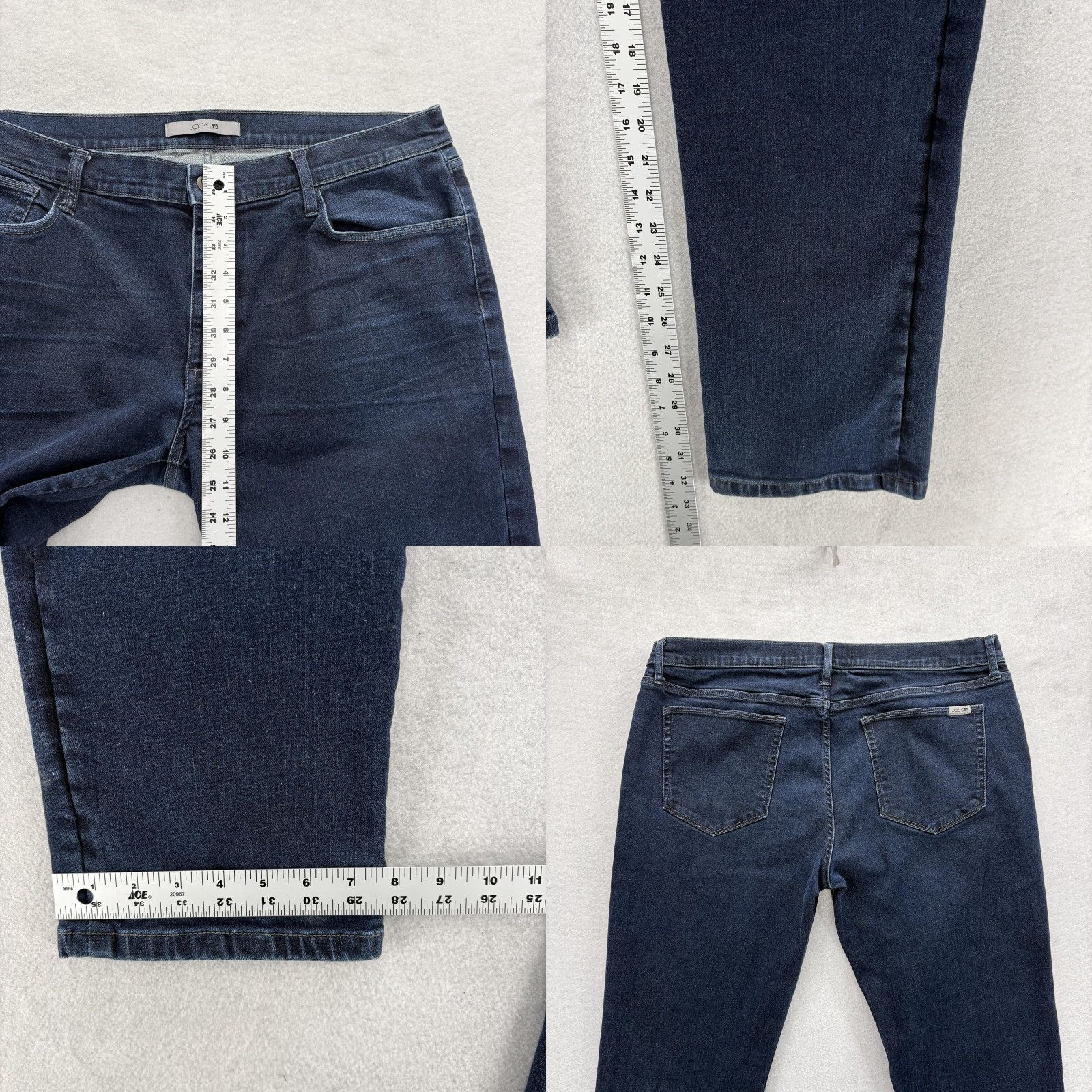 Vintage Joe's Jeans Kingpin Jeans Mens 38x30 Blue Dark Wash Slim Tapered Stretch Denim Pants Size US 38 / EU 54 - 8 Thumbnail