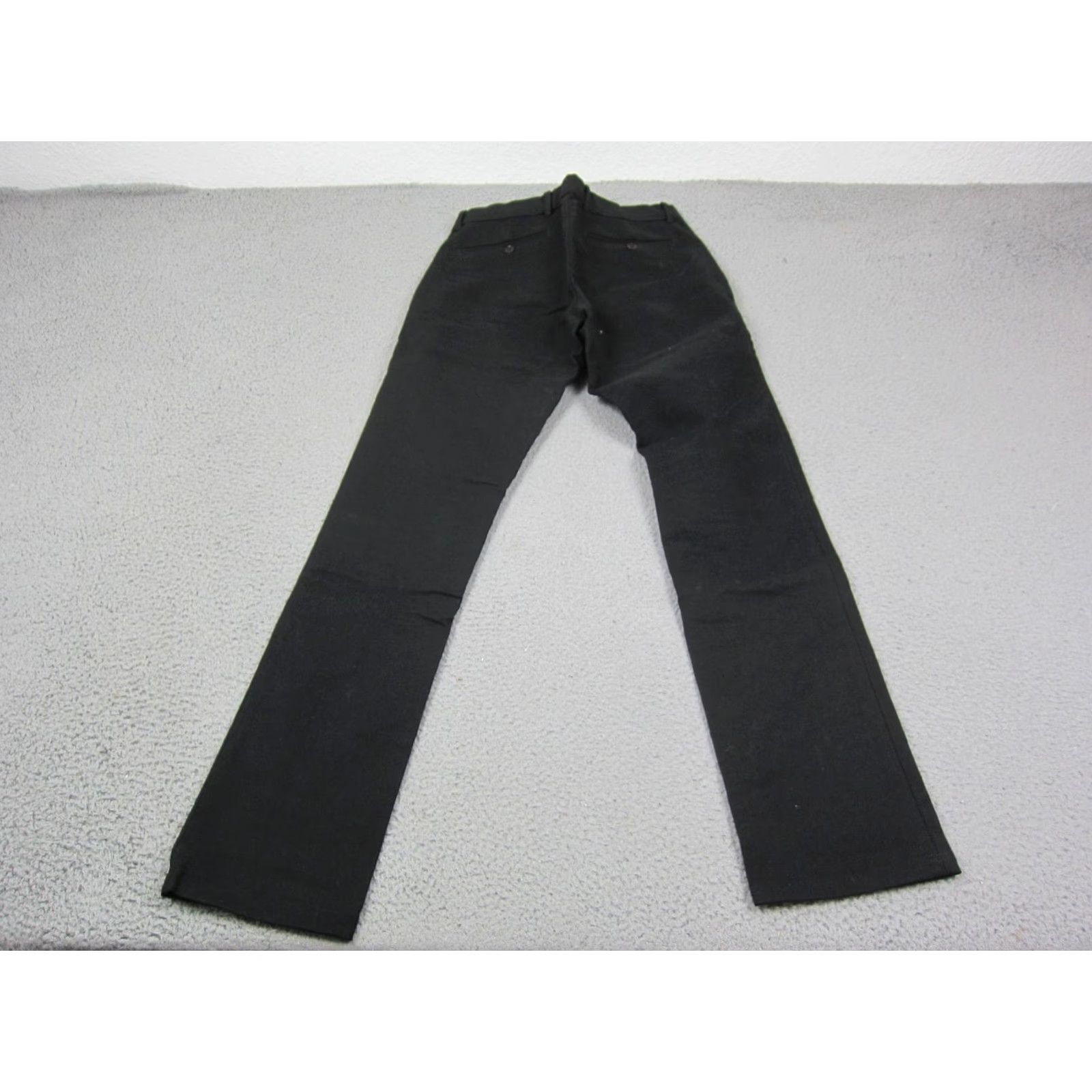 Gustin Gustin Pants Mens 31 Black Slim Straight Chino Button Fly Made in USA Size US 31 - 7 Thumbnail