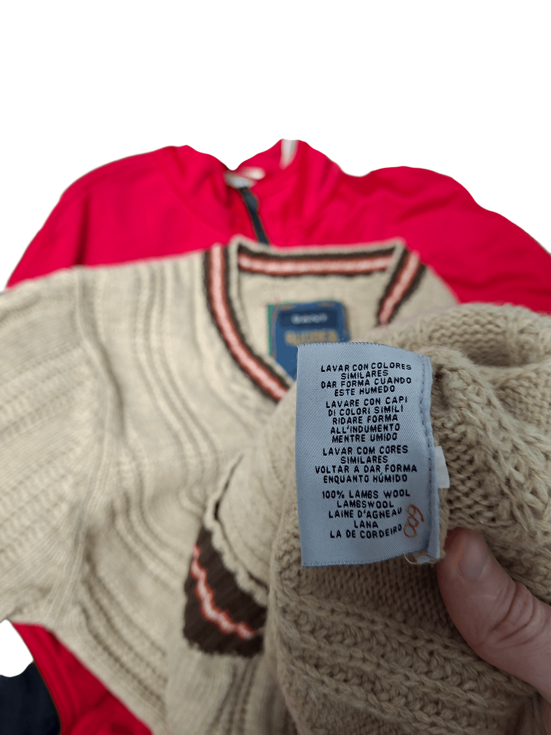 Gant GANT VINTAGE 100% LAMBSWOOL OLDMONEY V-NECK SWEATER Size US S / EU 44-46 / 1 - 5 Thumbnail