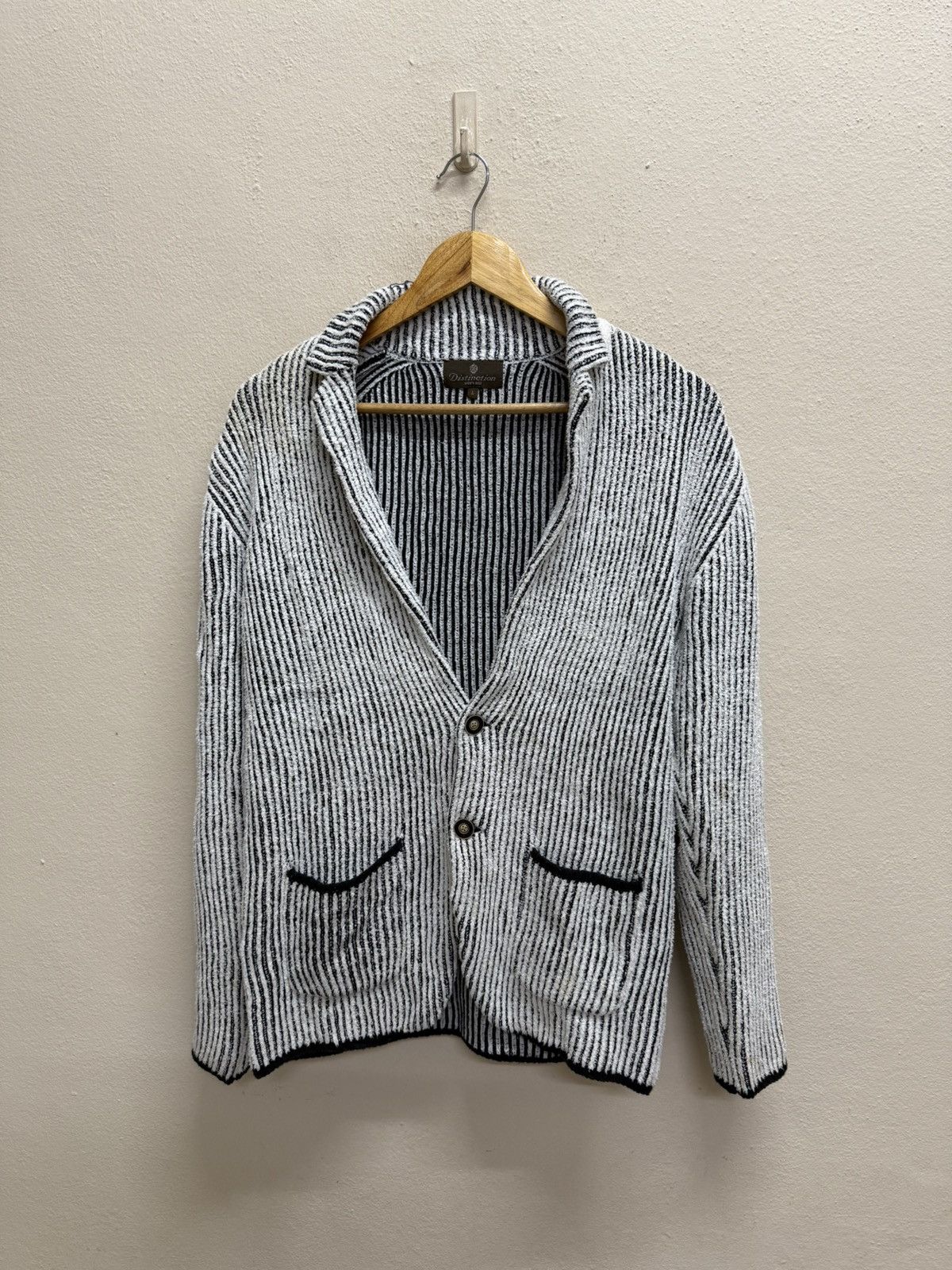 BIGI × Japanese Brand Men’s Bigi Knit Stripe Cardigan Size US S / EU 44-46 / 1 - 17 Thumbnail