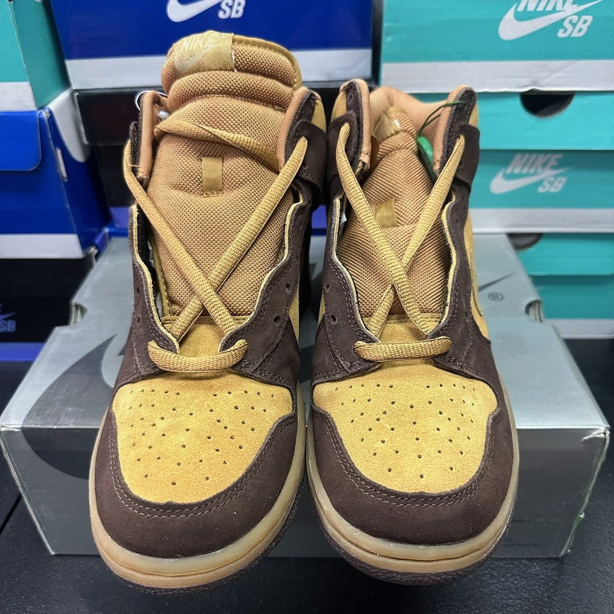 Nike Size 10 - Nike Dunk SB High Brown Pack - 305050-222 Size US 10 / EU 43 - 4 Thumbnail