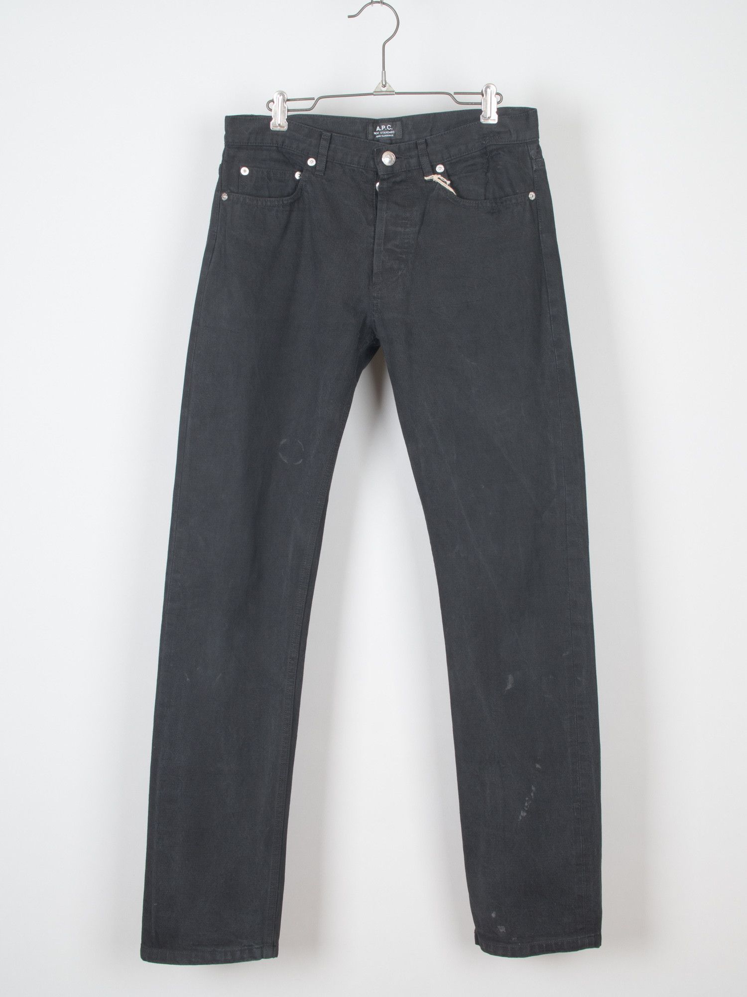 A.P.C. New Standard Selvedge Black Jeans Size US 29 - 1 Thumbnail