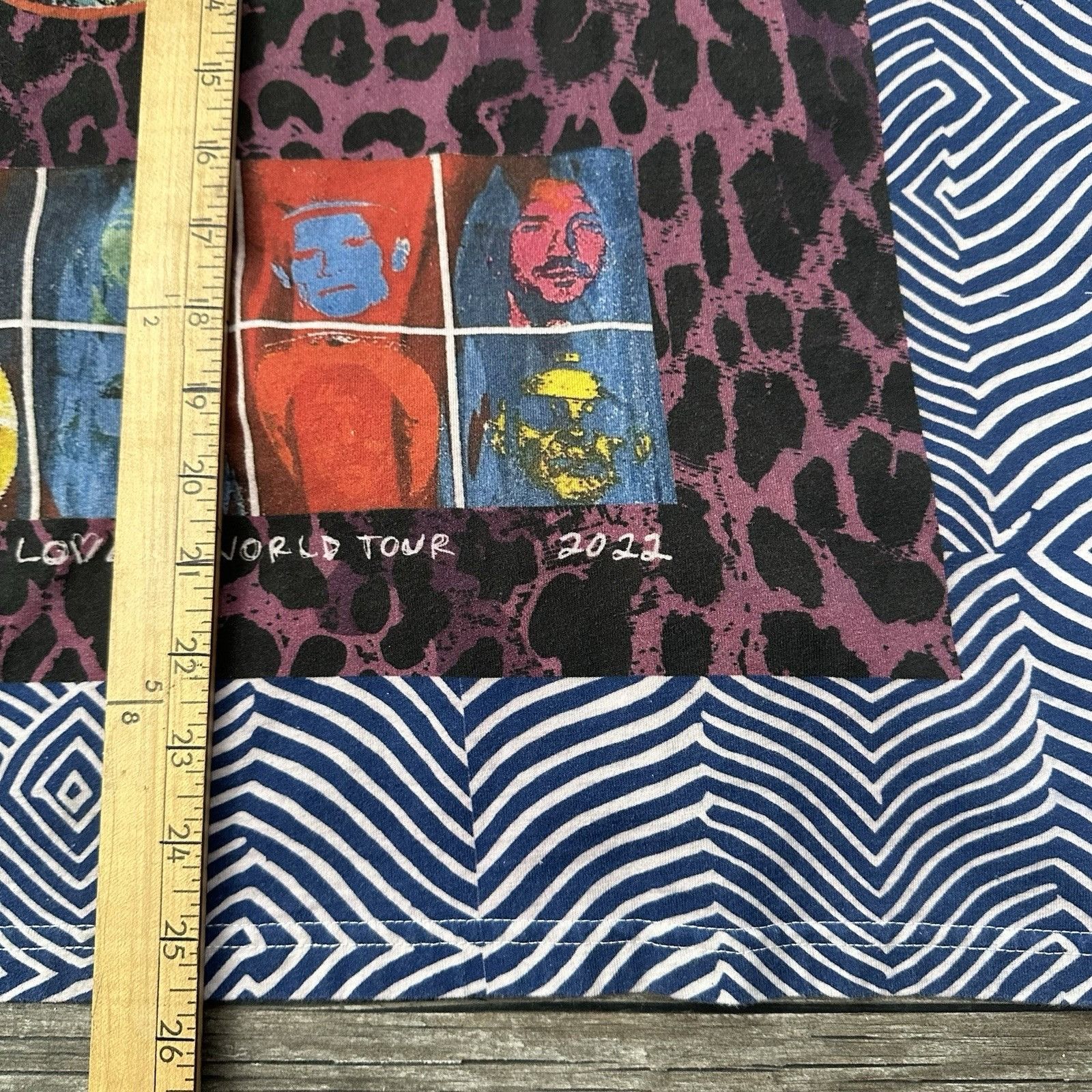 Band Tees RED HOT CHILI PEPPERS UNLIMITED LOVE WORL TOUR AOP T-SHIRT 2 Size US XXL / EU 58 / 5 - 5 Thumbnail