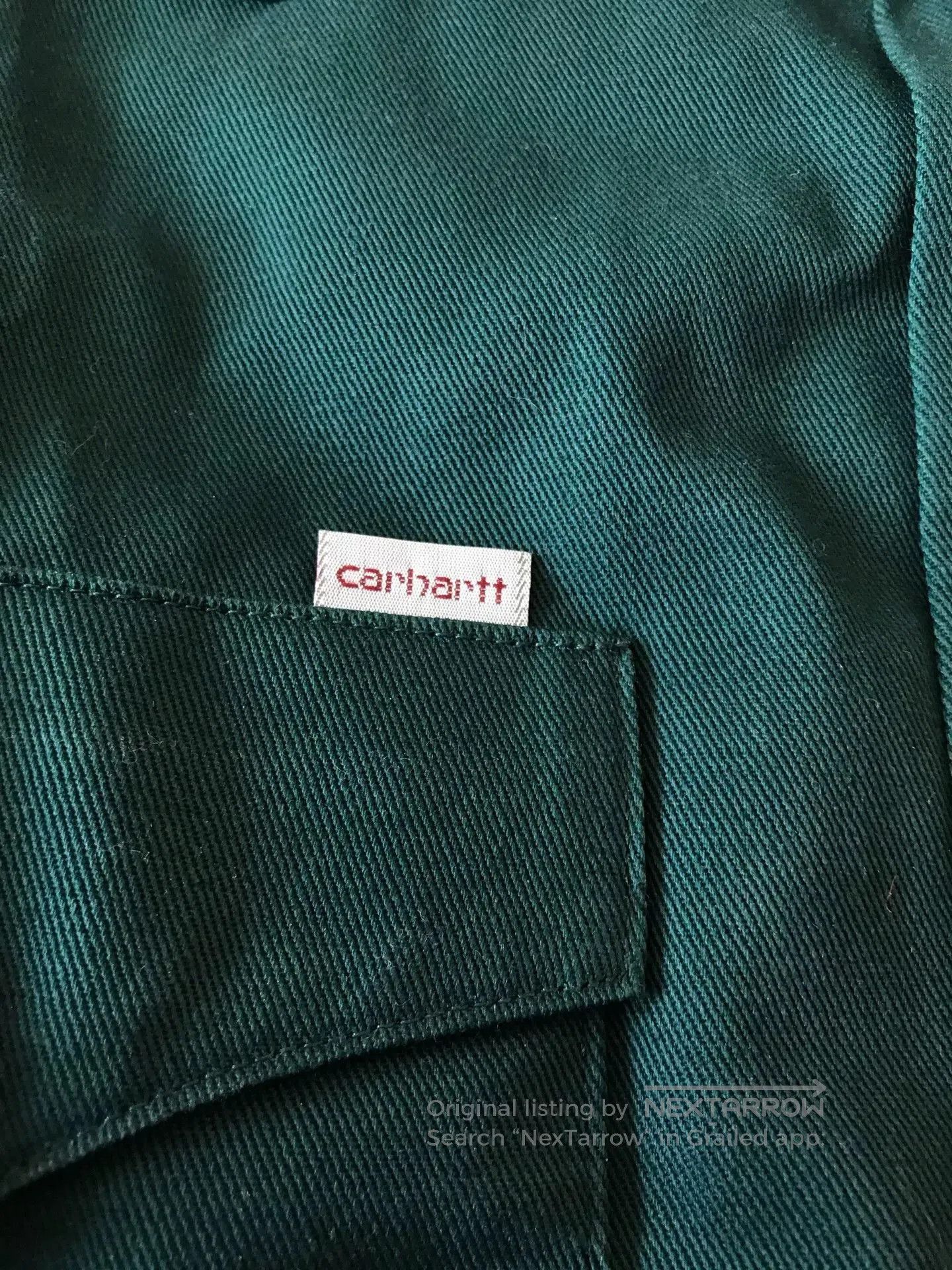 Carhartt Carhartt S01 HTG Hunter Green Western Shirt. Size US M / EU 48-50 / 2 - 7 Thumbnail