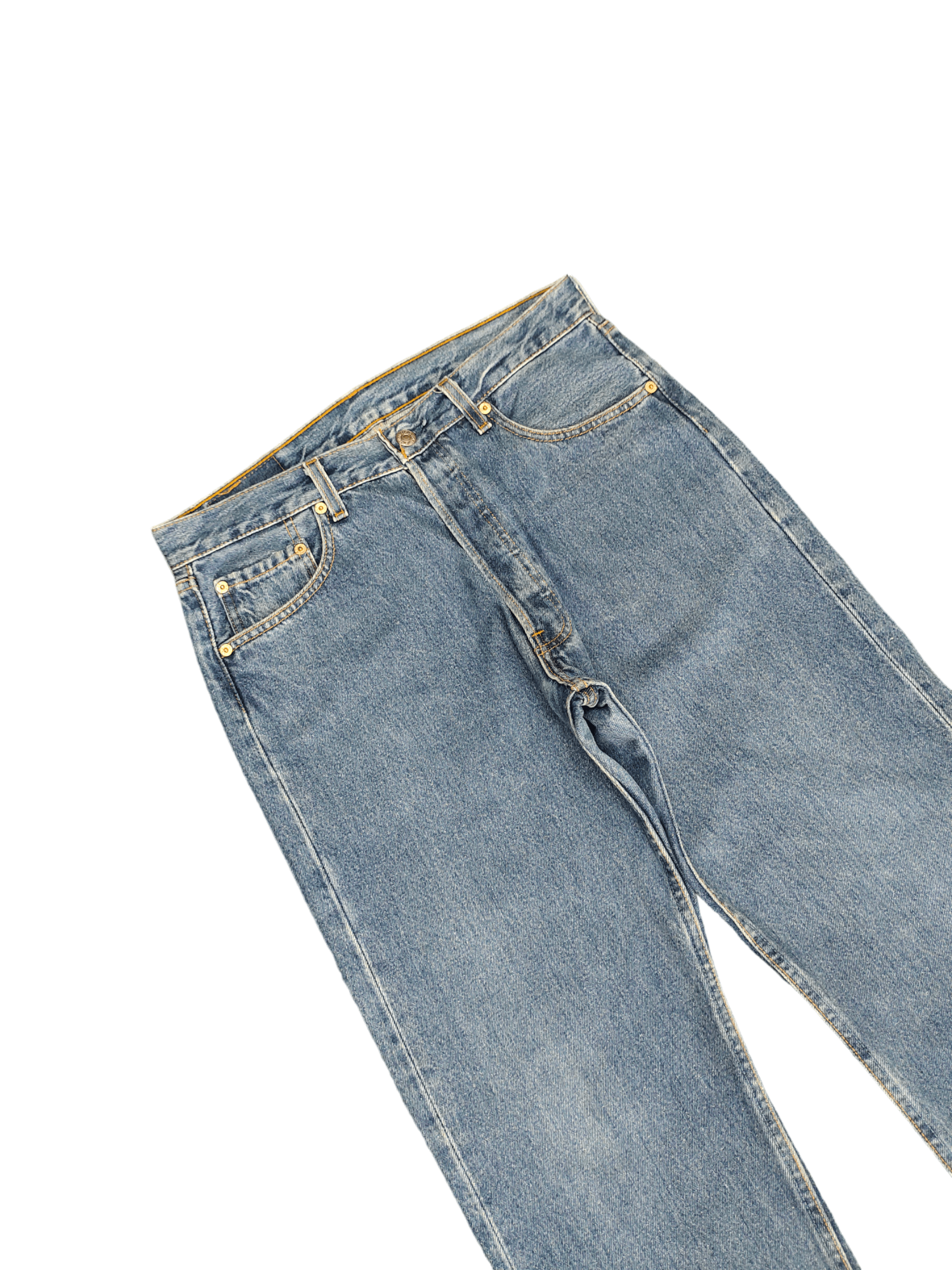 Levi's Vintage Clothing Size 32x30 Vintage 90s Levis 501 Jeans Made In Usa Size US 32 / EU 48 - 5 Thumbnail