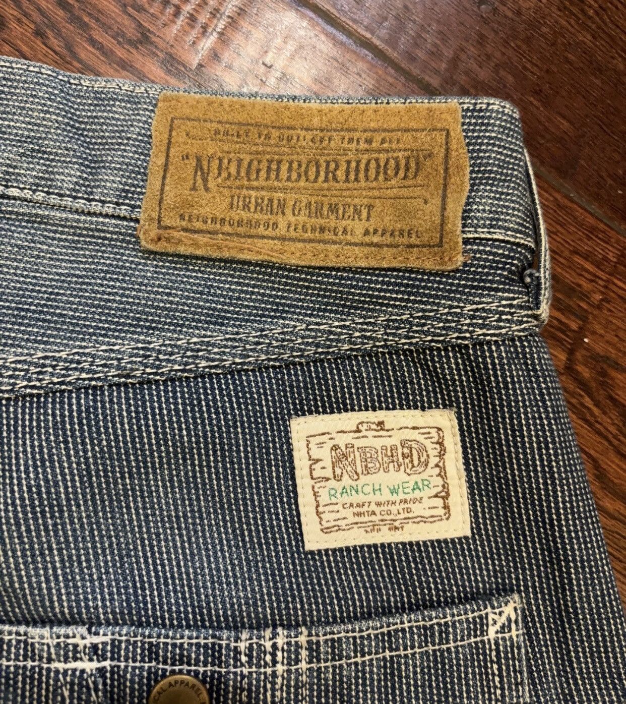 Neighborhood Neighborhood 12SS Washed Habor Denim jeans2412-Nextarrow Size US 32 / EU 48 - 5 Thumbnail