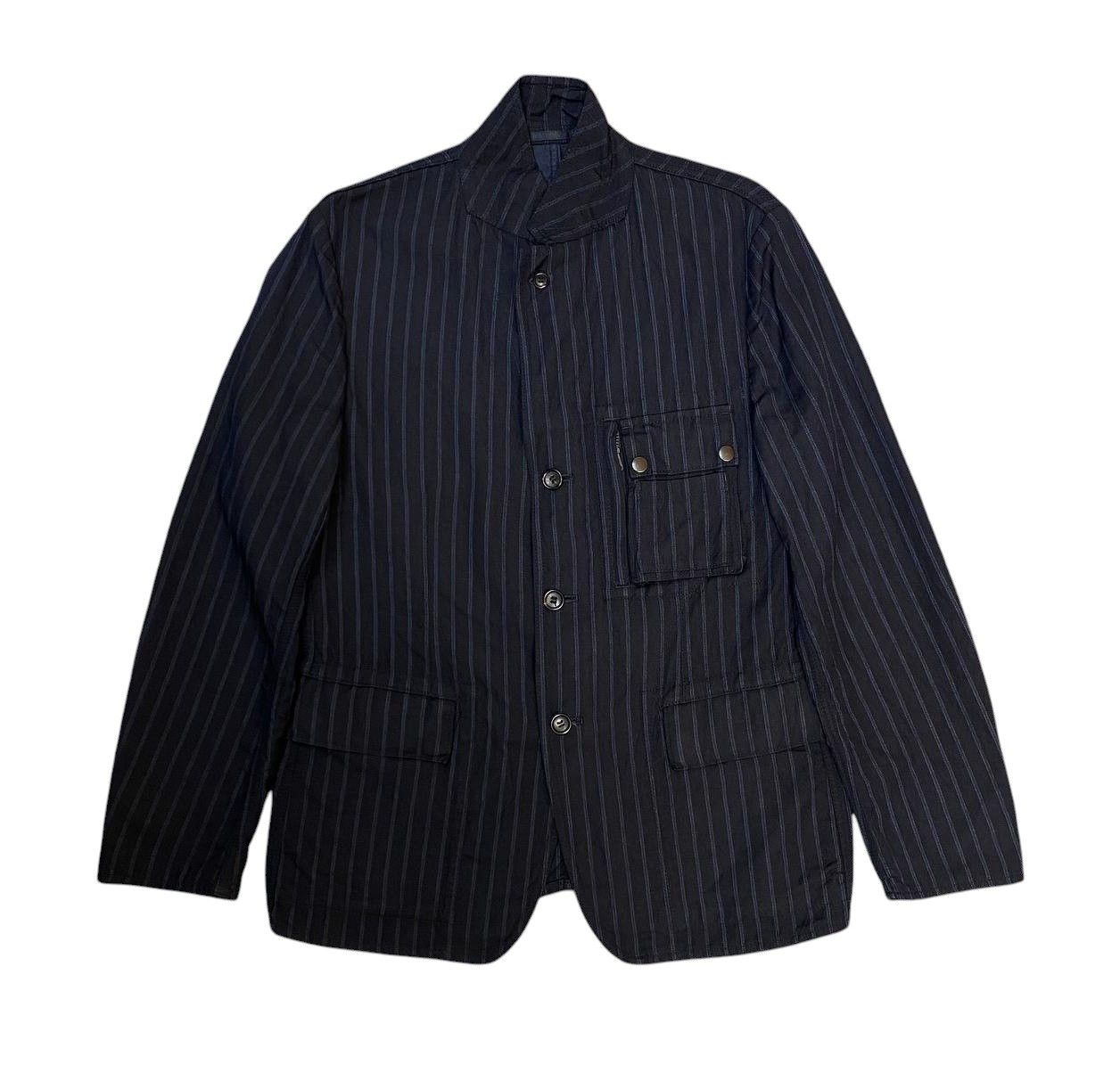Comme des Garcons AD2007 COMME DES GARCON PINSTRIPED CHORE JACKET Size US S / EU 44-46 / 1 - 2 Thumbnail