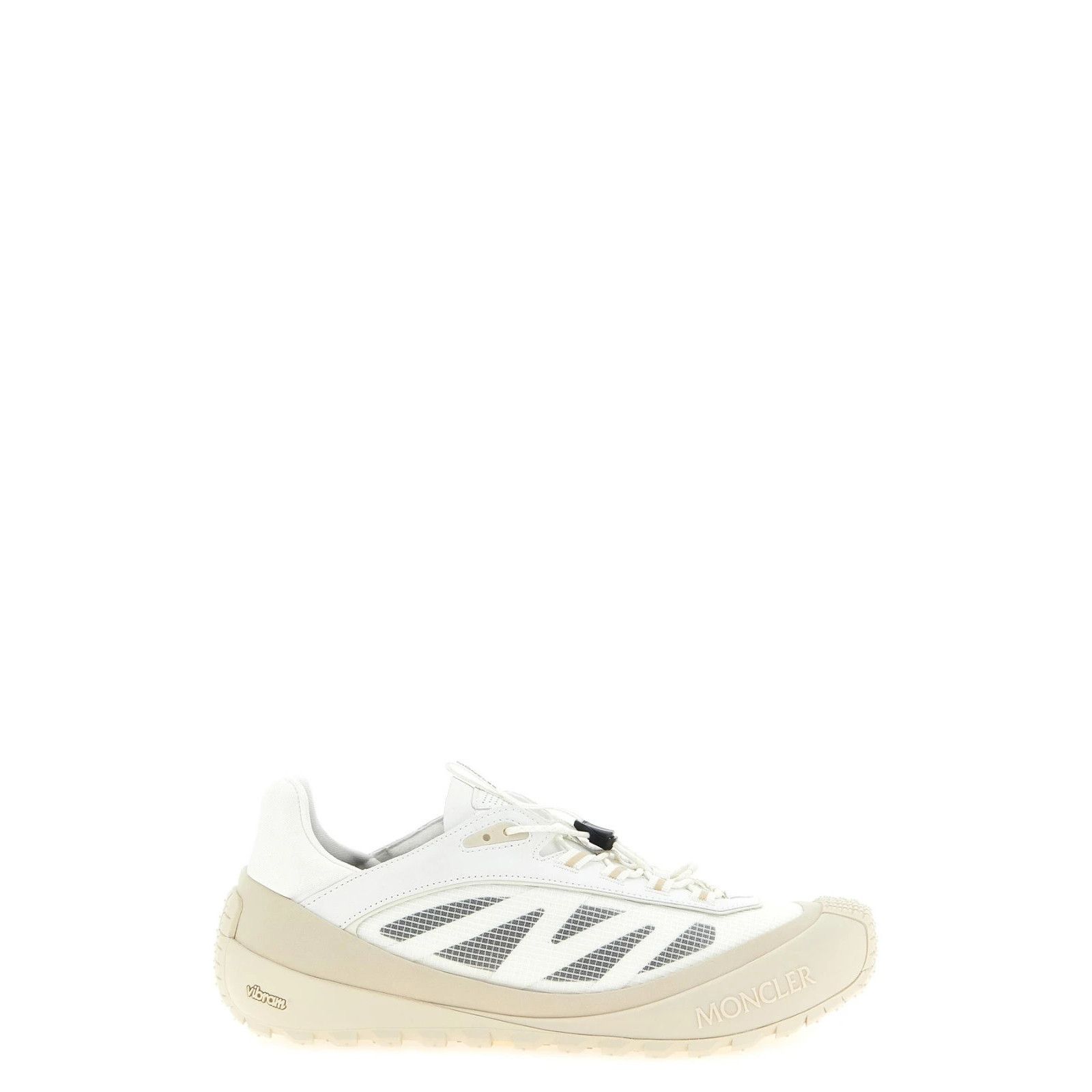 MONCLER Trailgrip LP Beige Polyester Sneakers New & Authenti