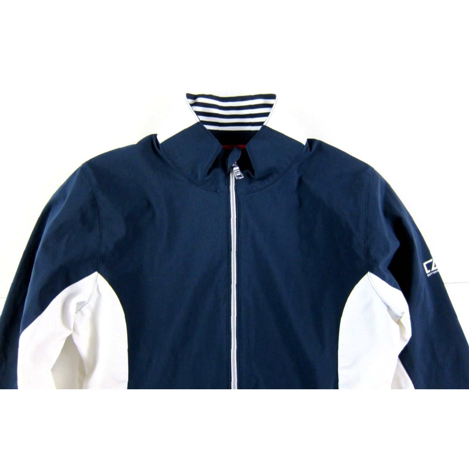 Cutter & Buck Cutter & Buck Windbreaker Jacket Woman XS - White Blue Red Full Zip Golf Tennis Windbreaker Jacket Woman XS Size XS / US 0-2 / IT 36-38 - 4 Thumbnail
