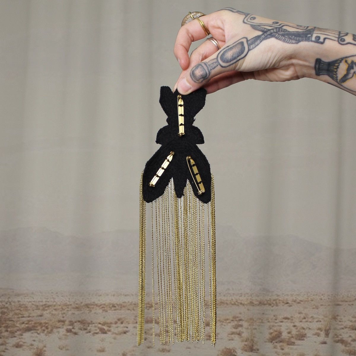 Patrizia Pepe 🪰FLY BROOCH🪰 Size ONE SIZE - 3 Thumbnail