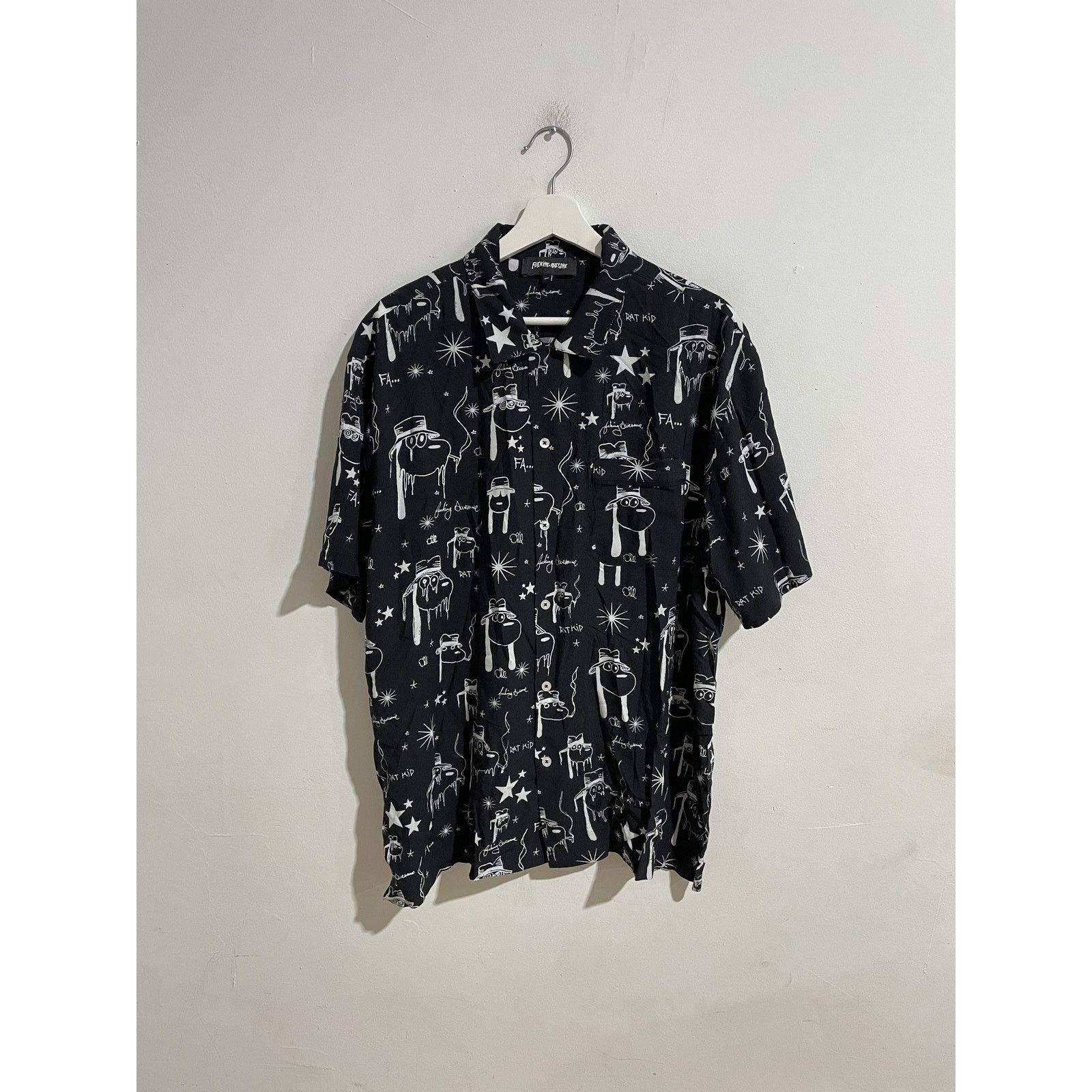 Fucking Awesome FA SPIKE CLUB SHIRT BLACK SIZE XXL PREOWNED Size US XXL / EU 58 / 5 - 1 Thumbnail