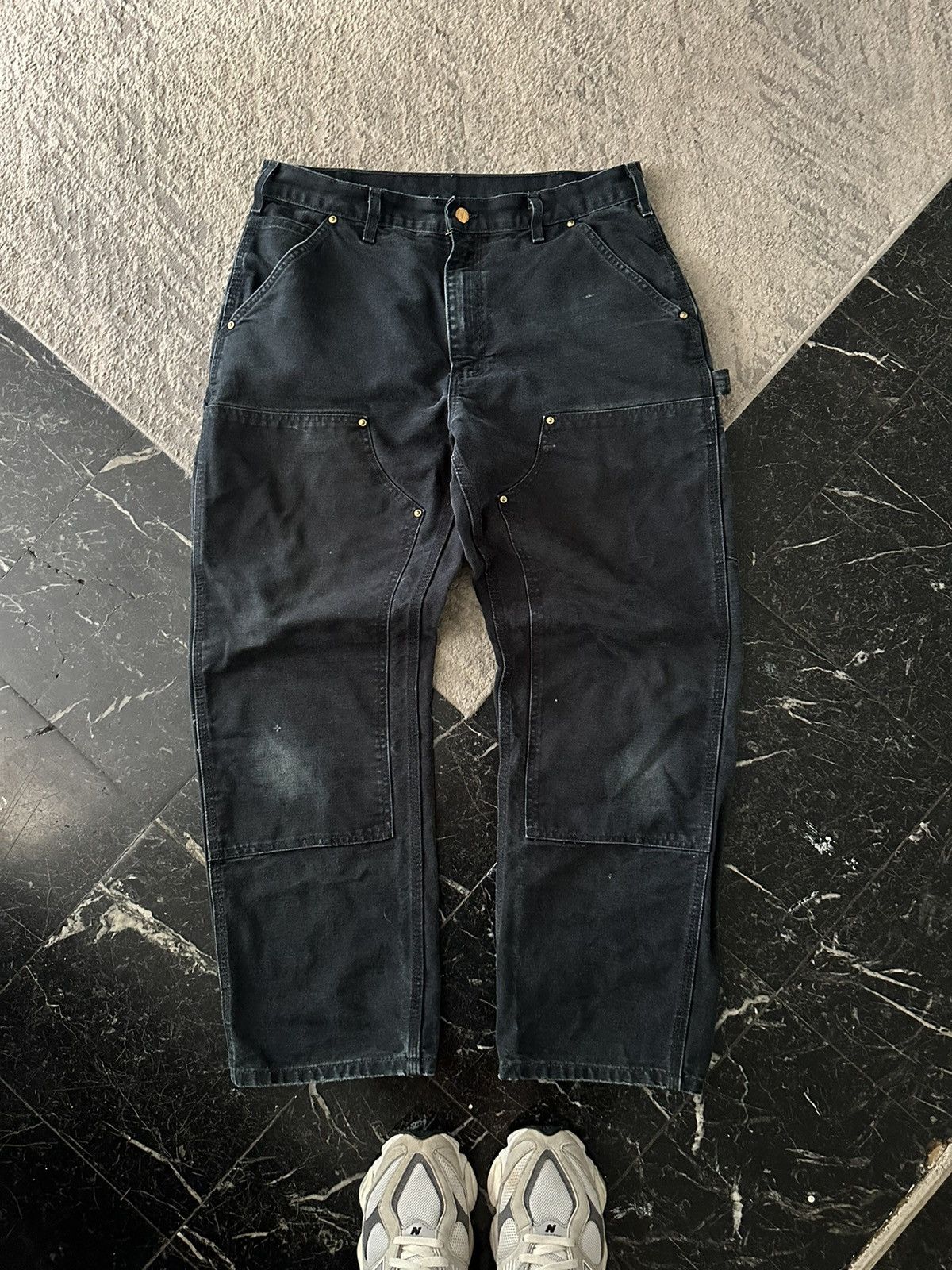 image of 90's Carhartt Double Knee Pants in Black, Men's (Size 32)