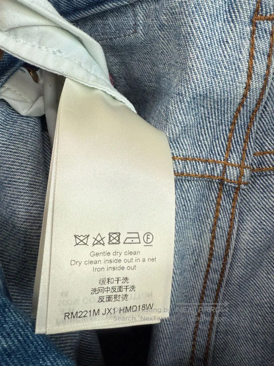 Other Louis Vuitton Floral Embroidery Jeans. Size 28" / US 6 / IT 42 - 6 Thumbnail