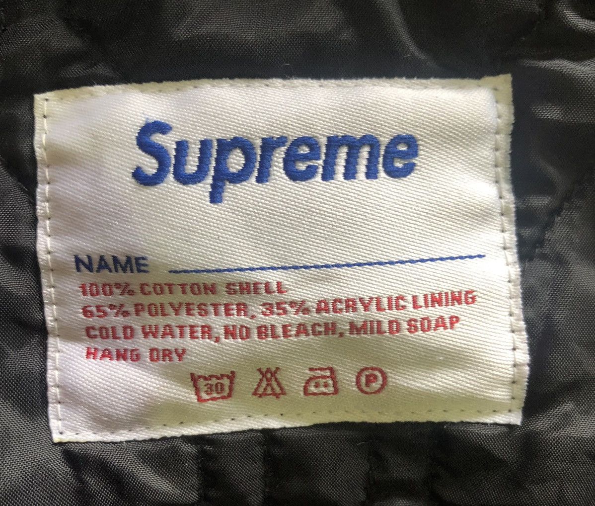 Supreme × Vintage Supreme Corduroy Embroidery Hoodie Varsity Jacket Size US M / EU 48-50 / 2 - 12 Thumbnail