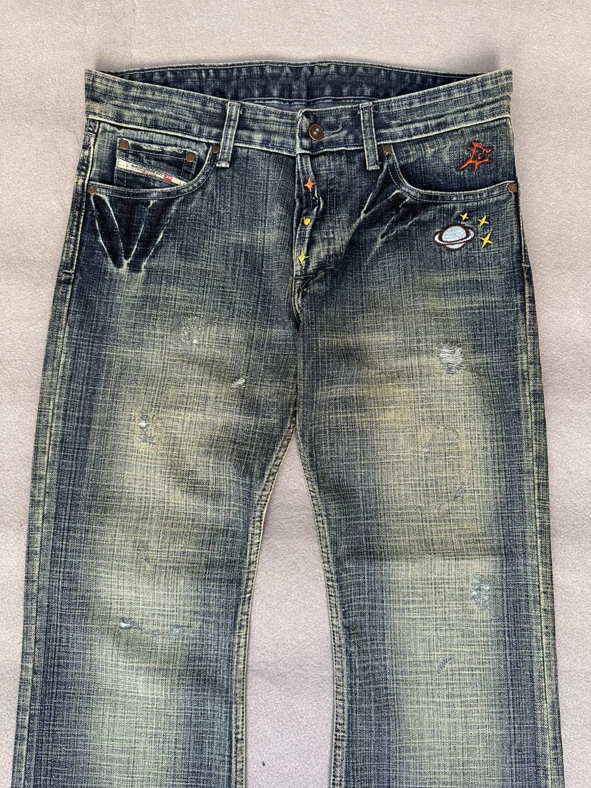 Diesel FLARE Diesel Space Research Center Astronomy Denim Size US 32 / EU 48 - 4 Thumbnail