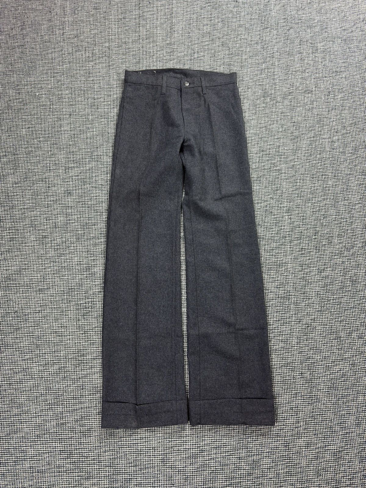 Levi's 60s big E Levi’s gray wool flares vintage hippie rare Size US 29 - 3 Thumbnail