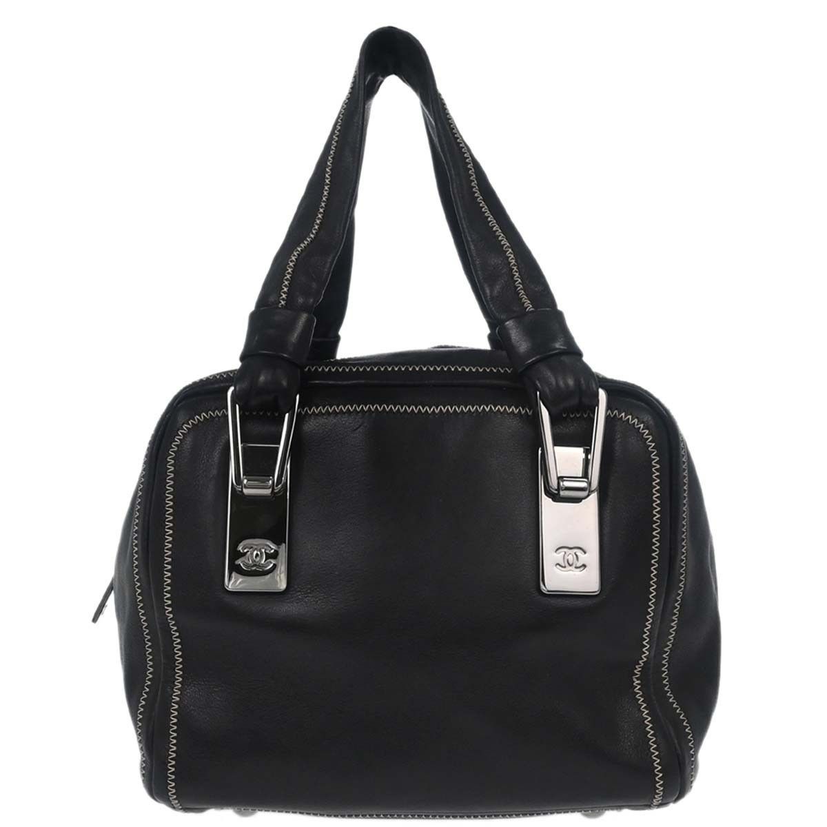 Chanel Chanel CC Bowler Leather Size ONE SIZE - 1 Thumbnail