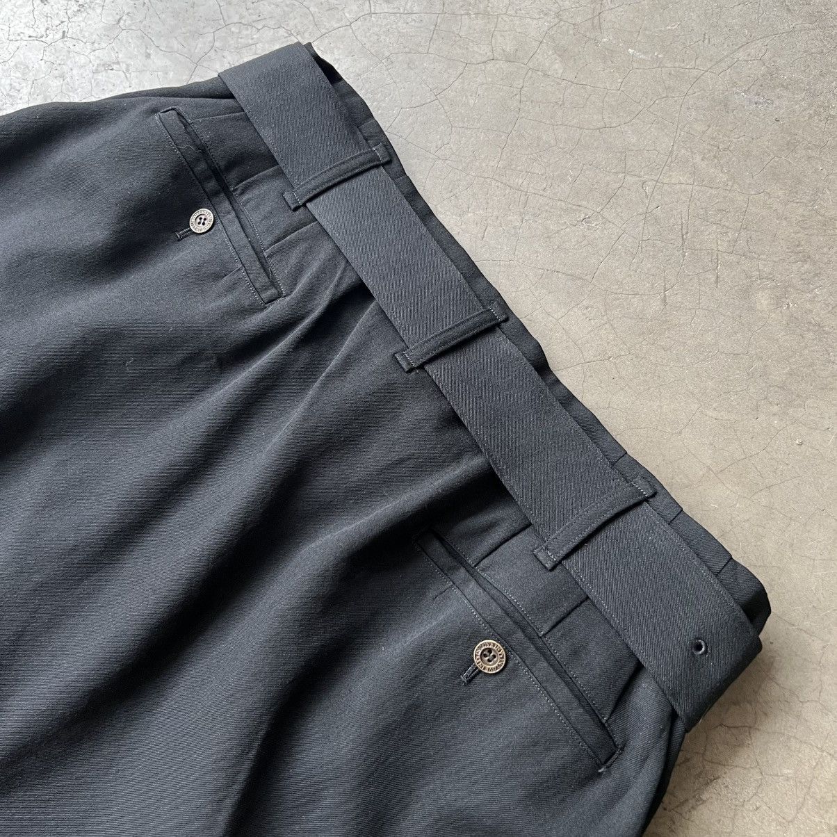 Yohji Yamamoto Y’s - Yohji Yamamoto - Belted Wool Maxi Skirt Size 28" / US 6 / IT 42 - 7 Thumbnail