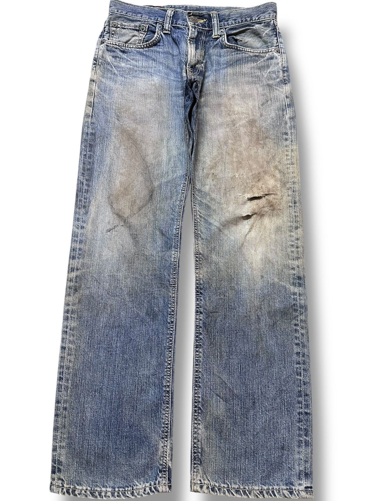 Edwin Vintage Edwin 503 Premium Mudwash Grunge Distressed Denim Size US 31 - 1 Thumbnail