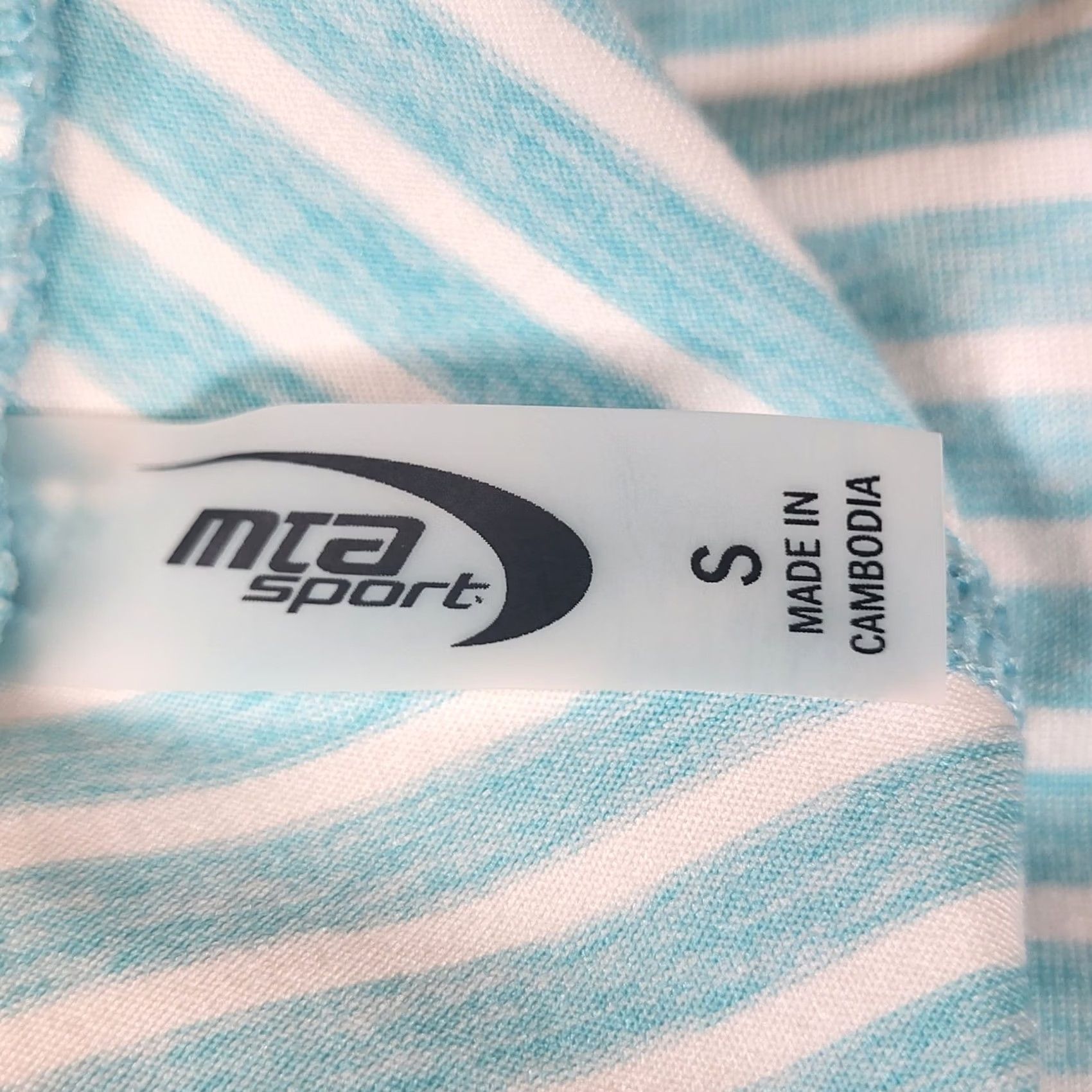 Vintage MTA Sport Yoga Pants Womens S Blue Striped Bootcut Athletic Stretch Size 26" / US 2 / IT 38 - 4 Thumbnail