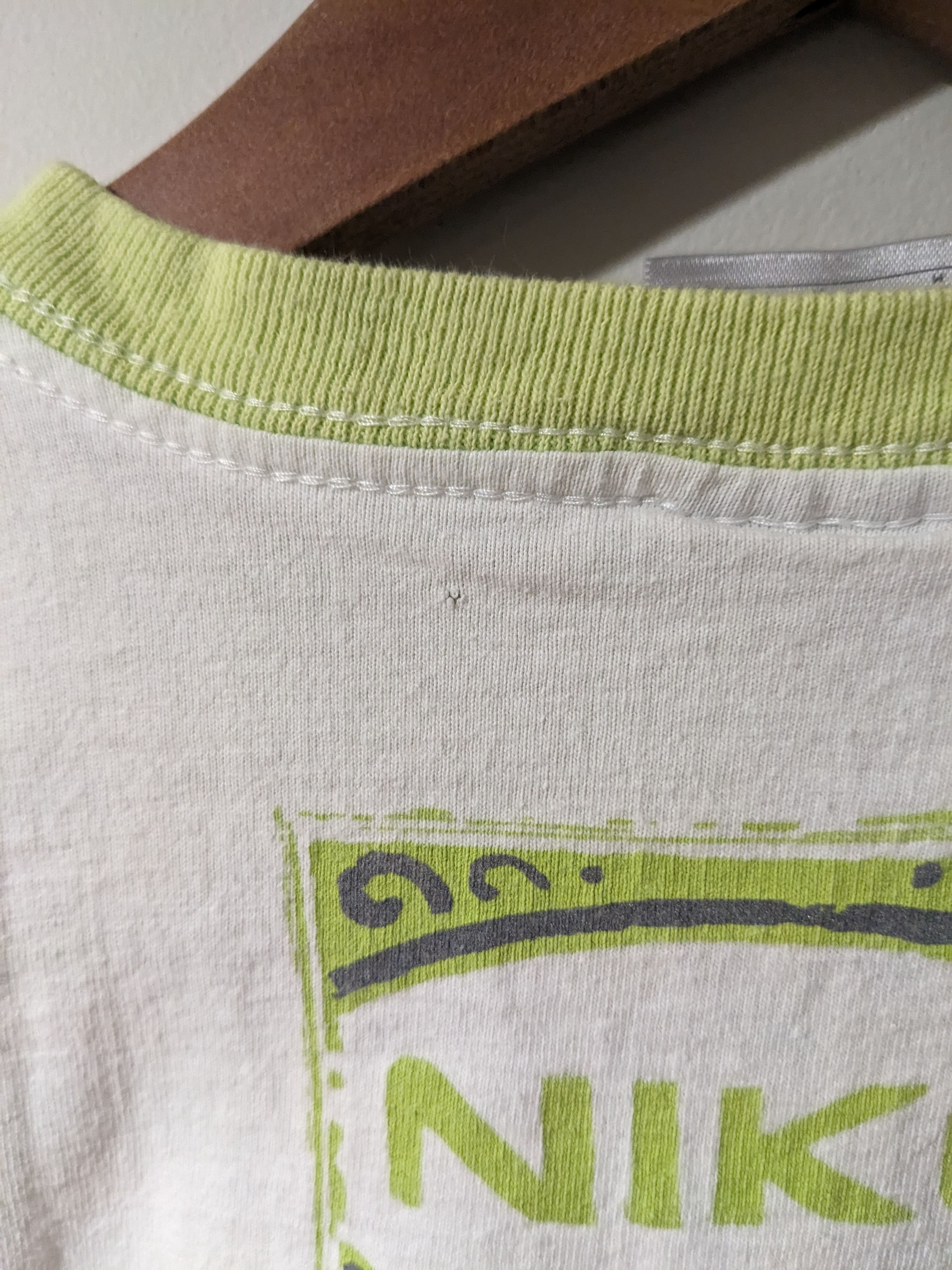 Nike × Vintage Vintage Y2K Nike Center Swoosh Womans Medium T-Shirt Size M / US 6-8 / IT 42-44 - 10 Thumbnail