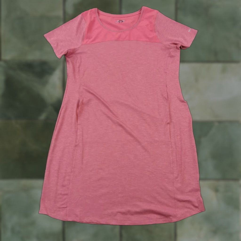 Vintage Columbia Outdoor T-Shirt Dress Womens Size Large Red Sleeveless Casual with Pockets Size L / US 10 / IT 46 - 1 Thumbnail