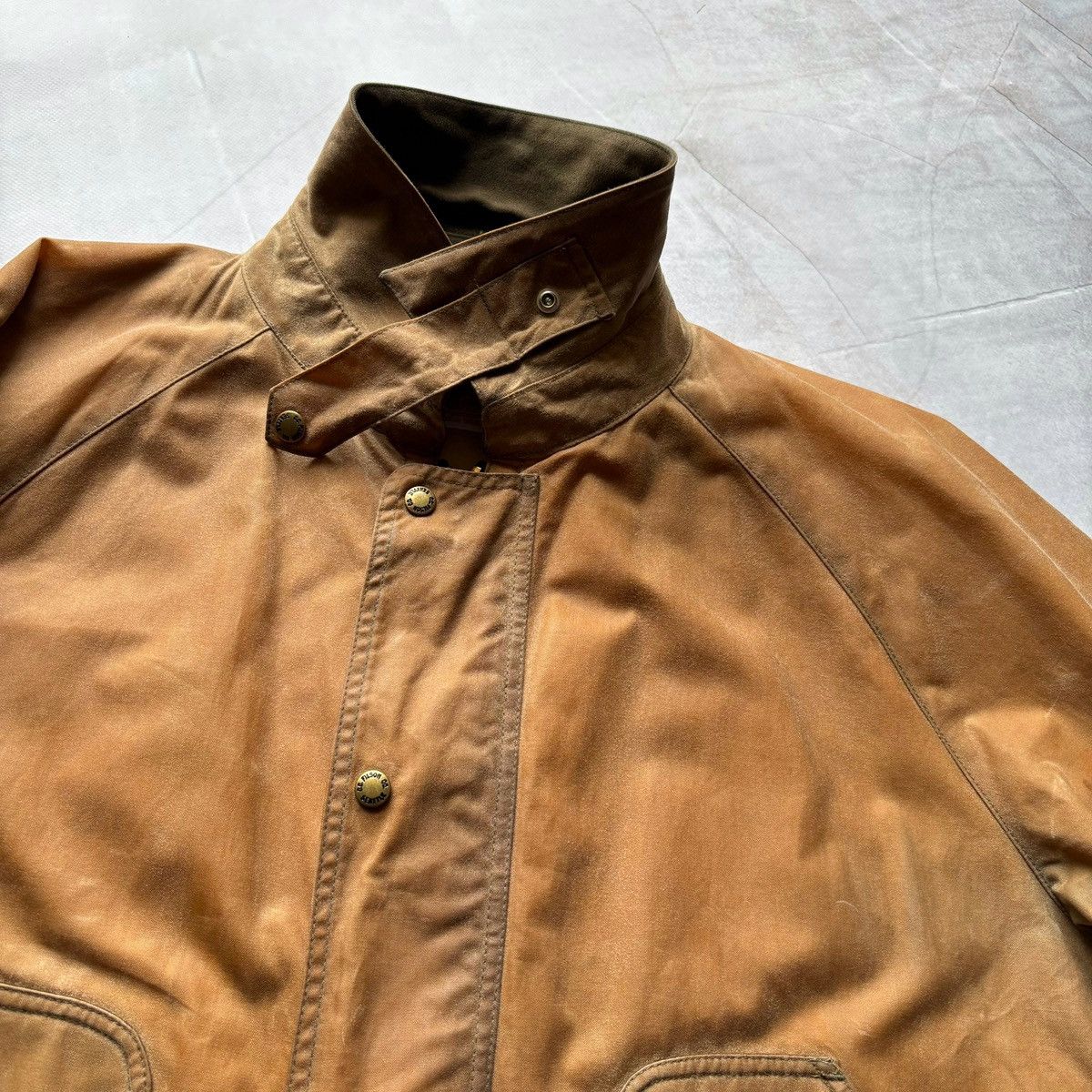 Filson vintage Filson Waxed Jacket USA Cover Cloth Field Tan worker Size US XL / EU 56 / 4 - 4 Thumbnail