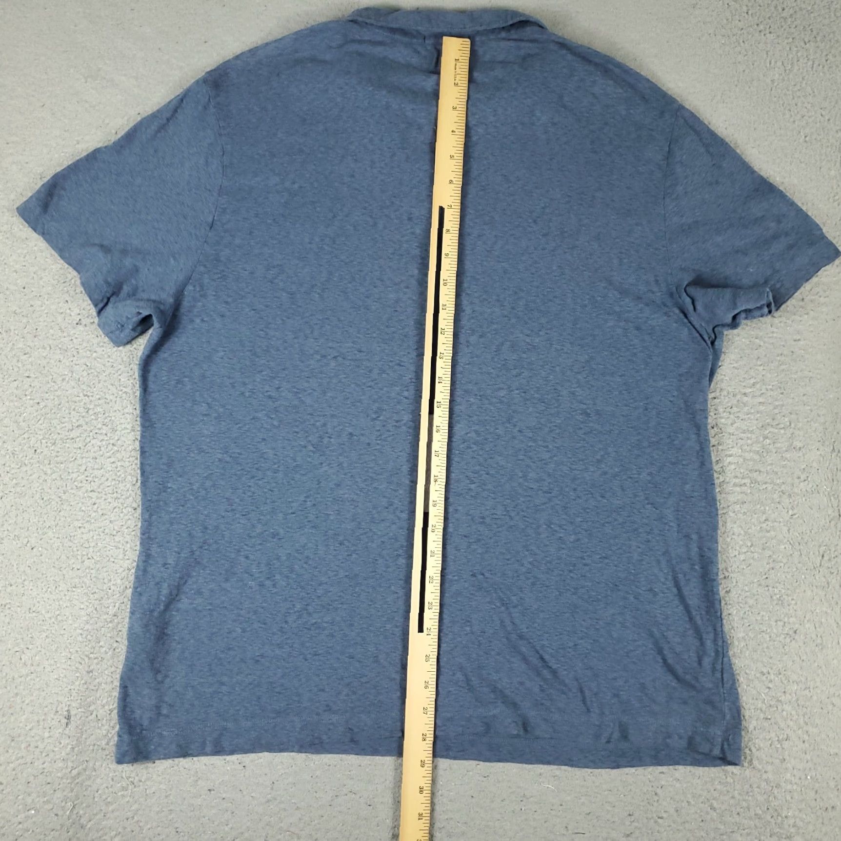 James Perse James Perse Shirt Polo Mens Size 4 Blue Casual Short Sleeve Adult Size US S / EU 44-46 / 1 - 3 Thumbnail