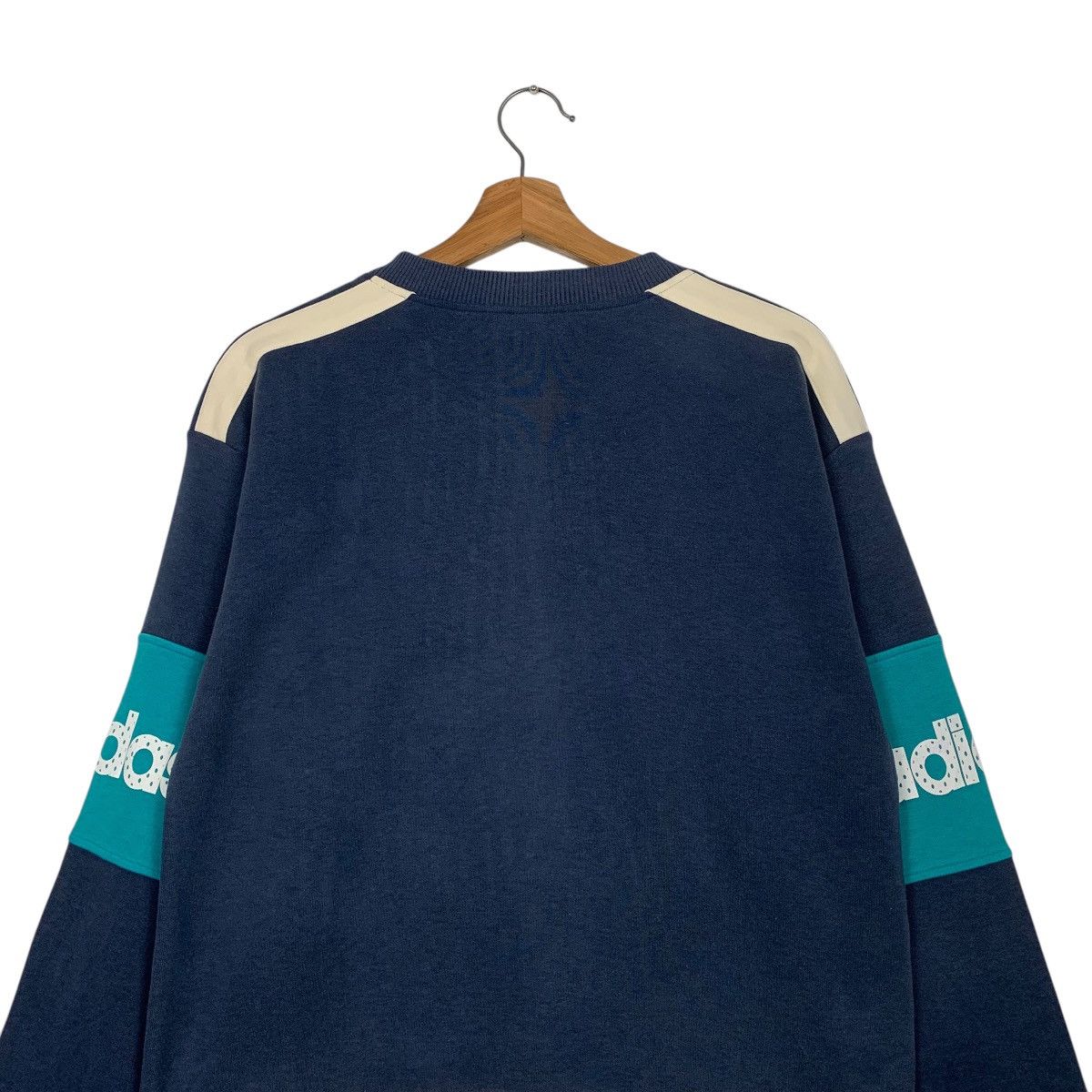 Adidas Adidas Three Stripes V-neck Sweater Size US S / EU 44-46 / 1 - 8 Thumbnail