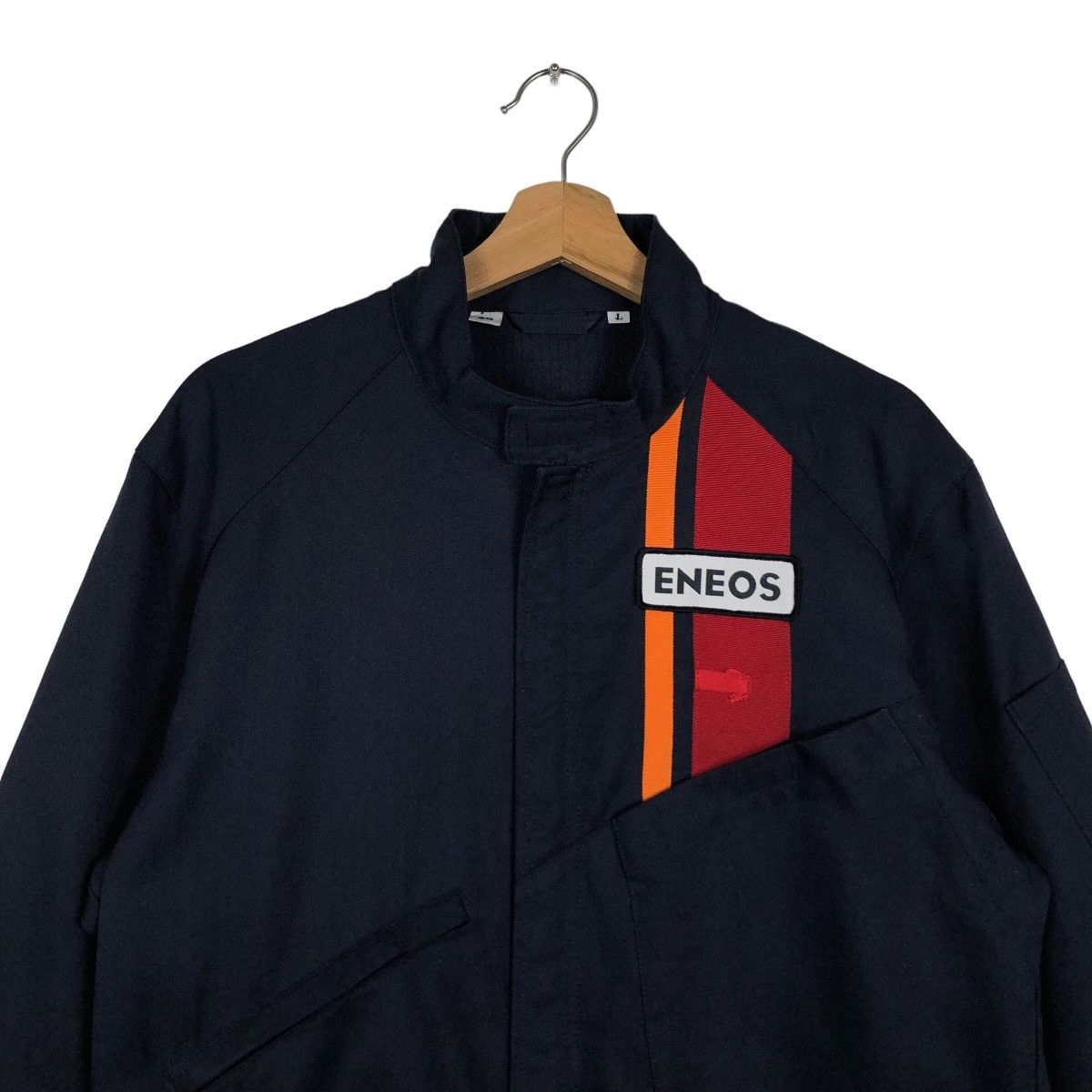 Japanese Brand 🔥90’s Racing Sports Eneos Overall Big Logo Work Size US 38 / EU 54 - 2 Thumbnail