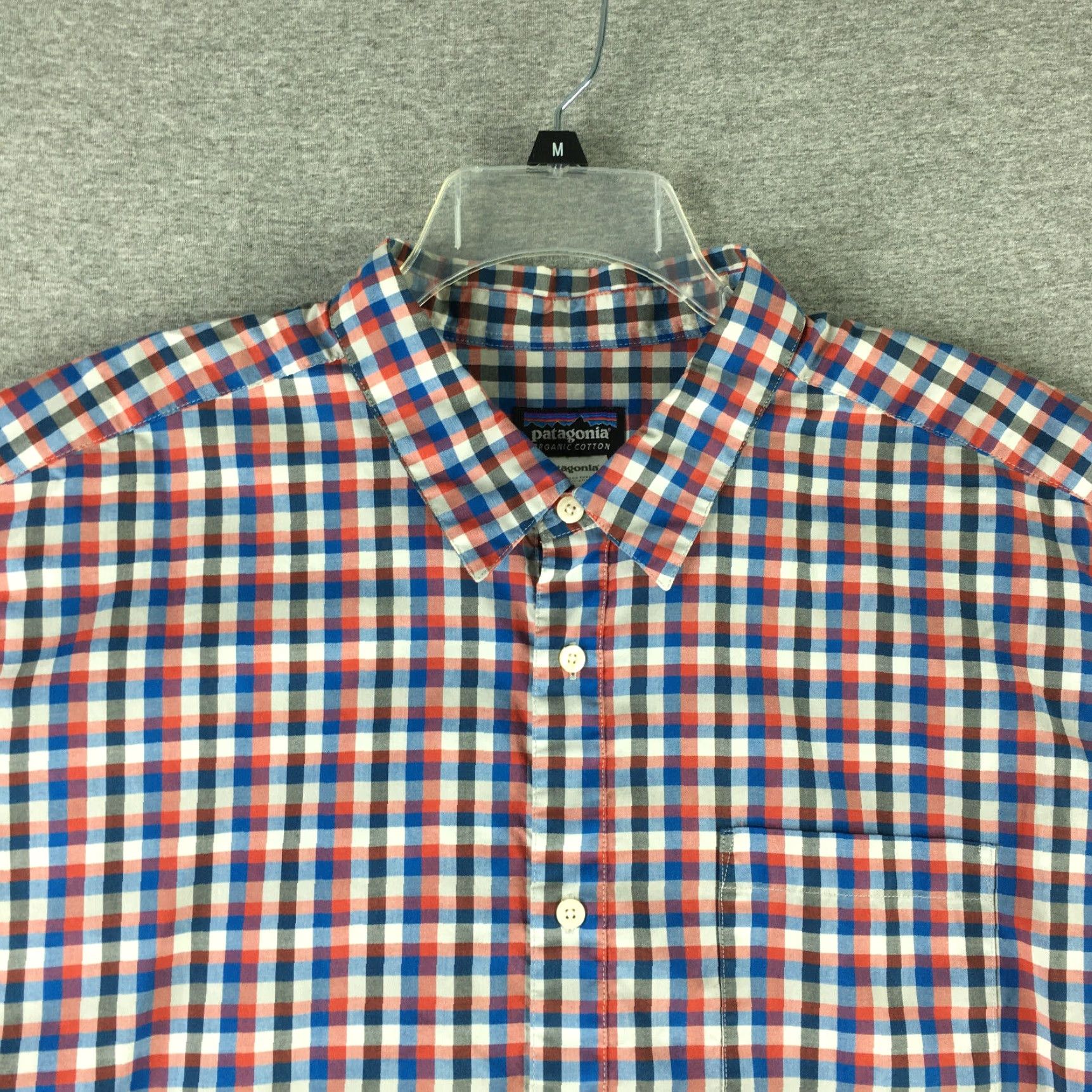 Patagonia Patagonia Bandito Shirt Mens XXL Blue Plaid Short Sleeve Snap Front Vented Grailed
