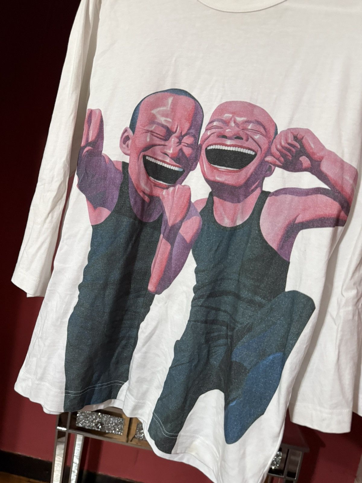Comme des Garcons Comme Des Garcon Yue Minjun Two Men Shirt Size Medium Size US M / EU 48-50 / 2 - 2 Thumbnail