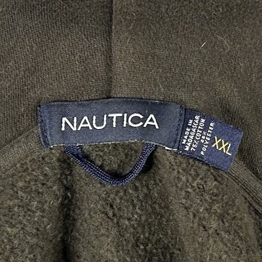 Nautica Nautica 2XL Hooded Sweat Jacket Full Zip Brown Cotton Blend Hoodie Men Regular Size Type: 2XL? Size US XXL / EU 58 / 5 - 3 Thumbnail