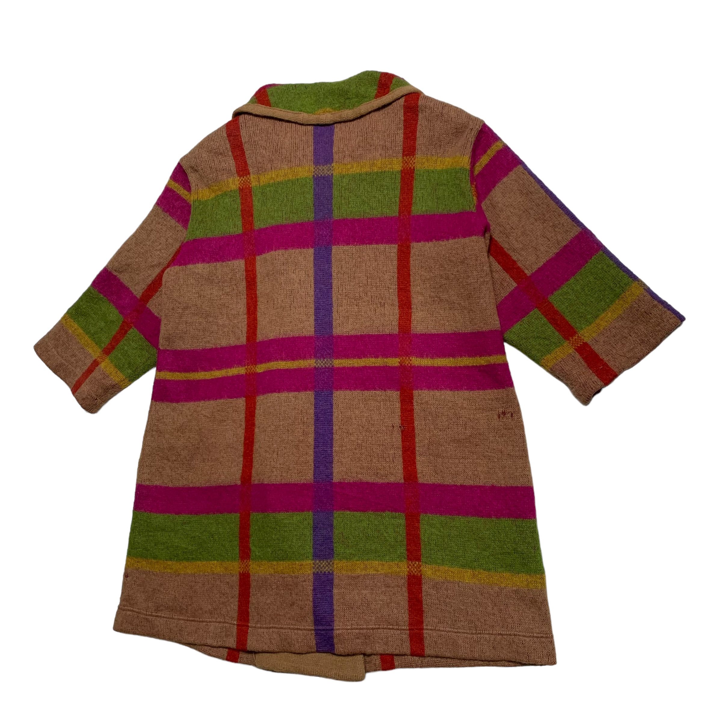 Lancel Lancel Paris Multicolor Tartan Double Breast Wool Coat Size M / US 6-8 / IT 42-44 - 7 Thumbnail