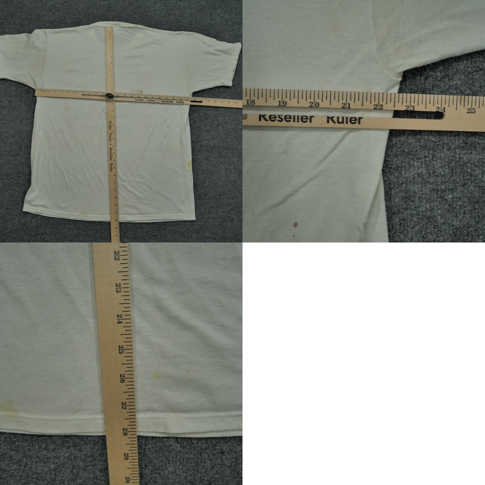 Nike VINTAGE Nike Air Jordan T Shirt Adult XL White 90s Men Size US XL / EU 56 / 4 - 9 Thumbnail