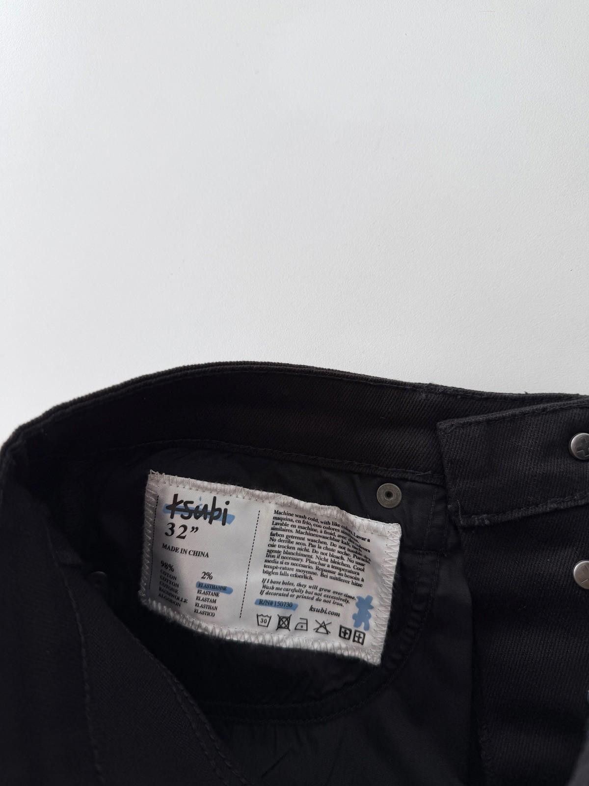 Ksubi new Ksubi mens jeans van winkle ace black slice rip 32 Size US 32 / EU 48 - 8 Thumbnail