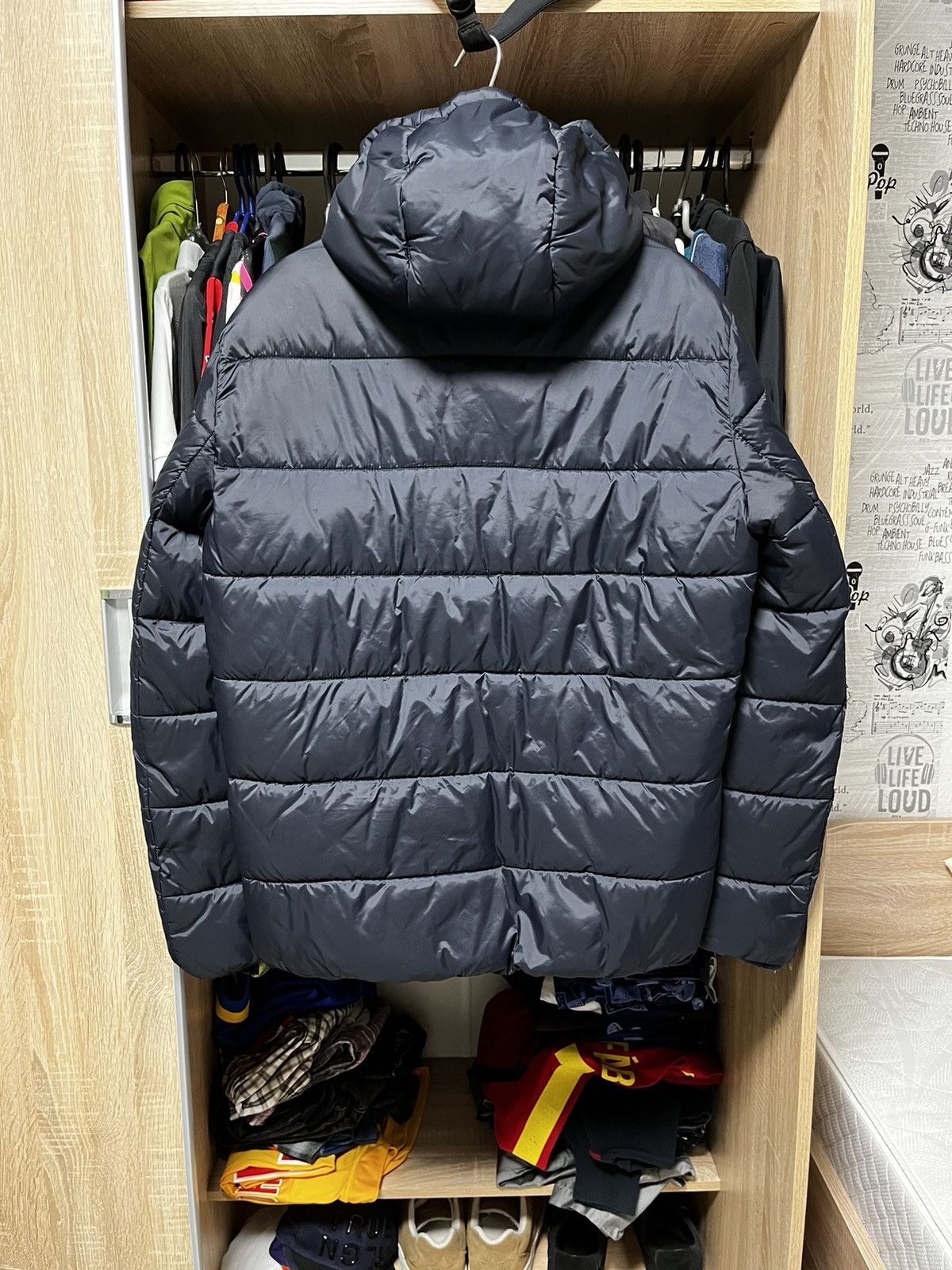 Barbour 🔴 BARBOUR BEACON HIKE QUILTED JACKET NAVY Size US M / EU 48-50 / 2 - 10 Thumbnail