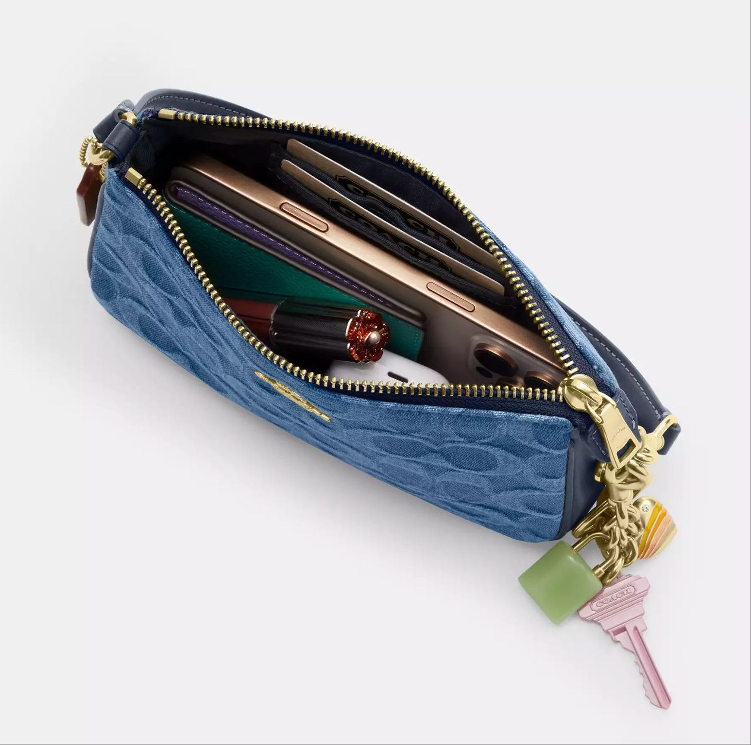 Coach Nolita 19 In Signature Denim CDE31 Size ONE SIZE - 13 Thumbnail